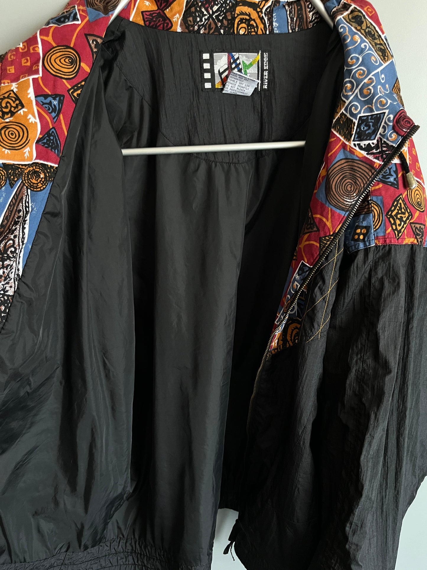 vintage colored windbreaker jacket