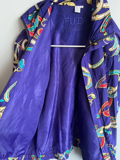 Vintage Windbreaker Jacket for Women