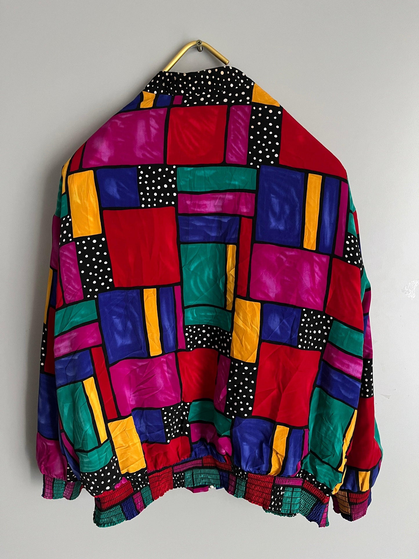 windbreaker vintage jacket colourful - shoplifts