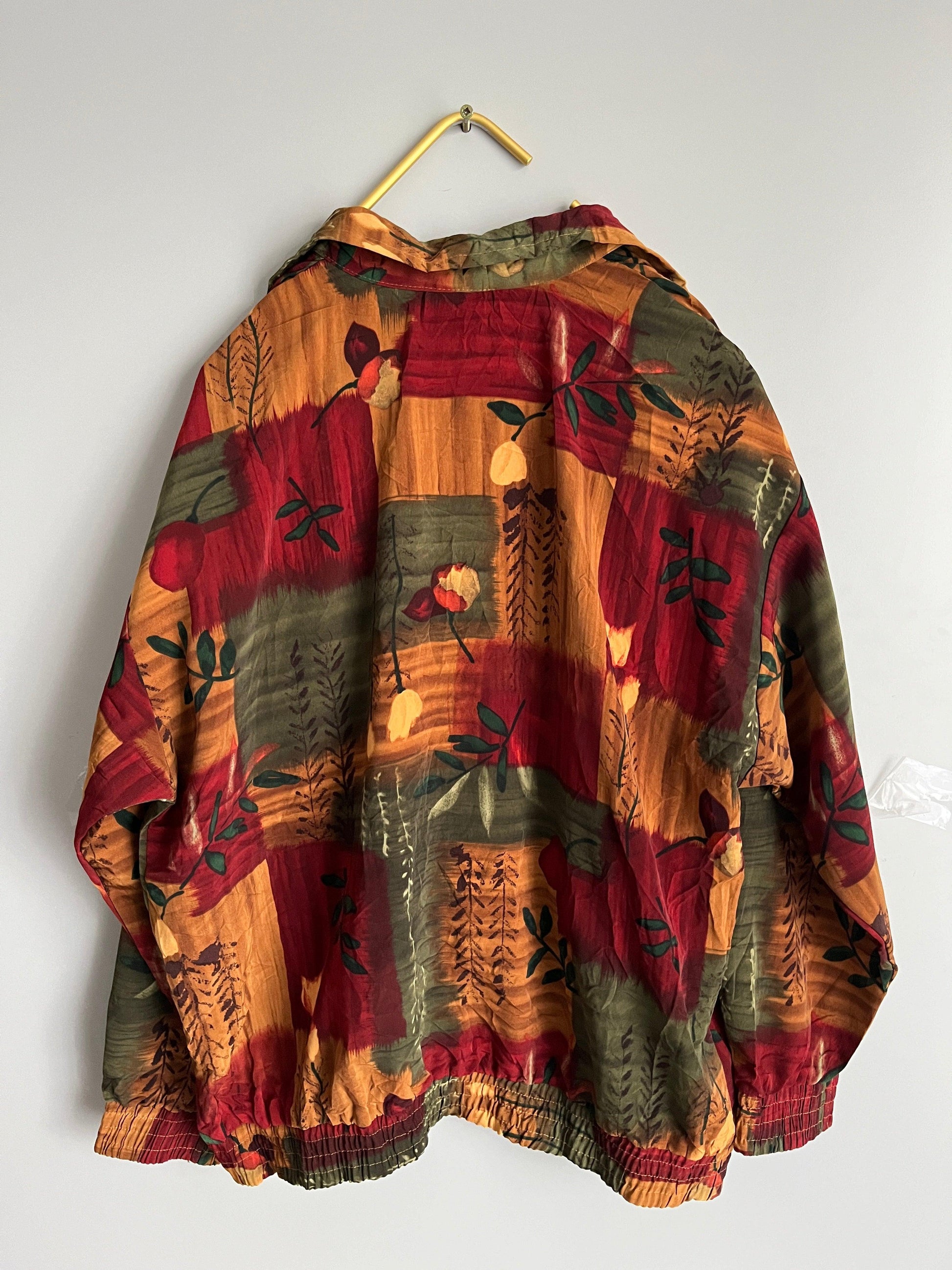 Y2K Windbreake Jacket Colourful Vintage - Shoplifts