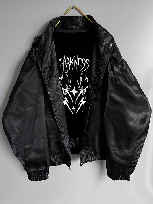 Y2K crazy pattern windbreaker Jacket Gothic / Emo / Punk / Metal Grunge Vintage - Shoplifts