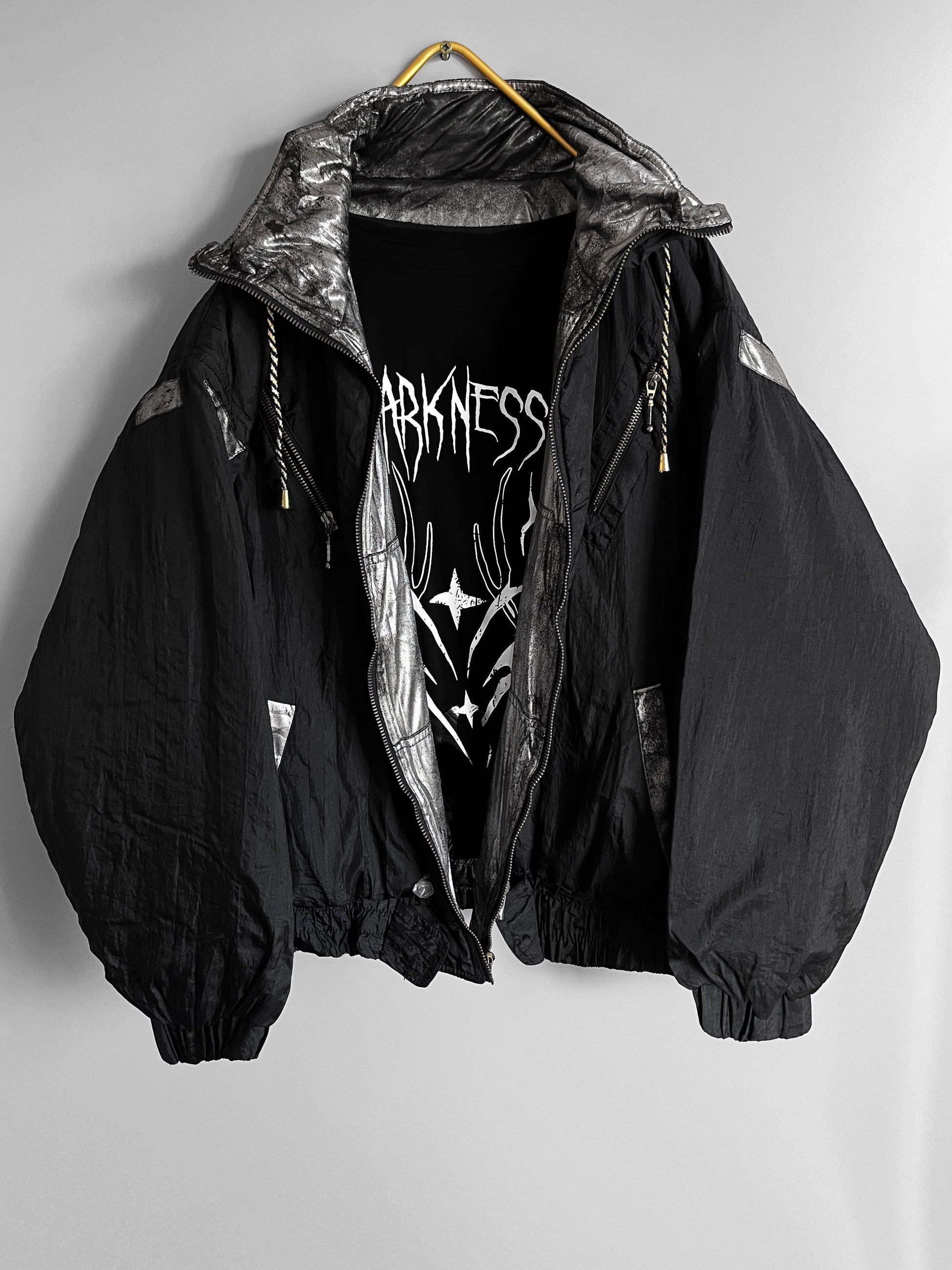 Y2K Windbreaker Jacket Gothic / Emo / Punk / Metal Grunge Vintage - Shoplifts