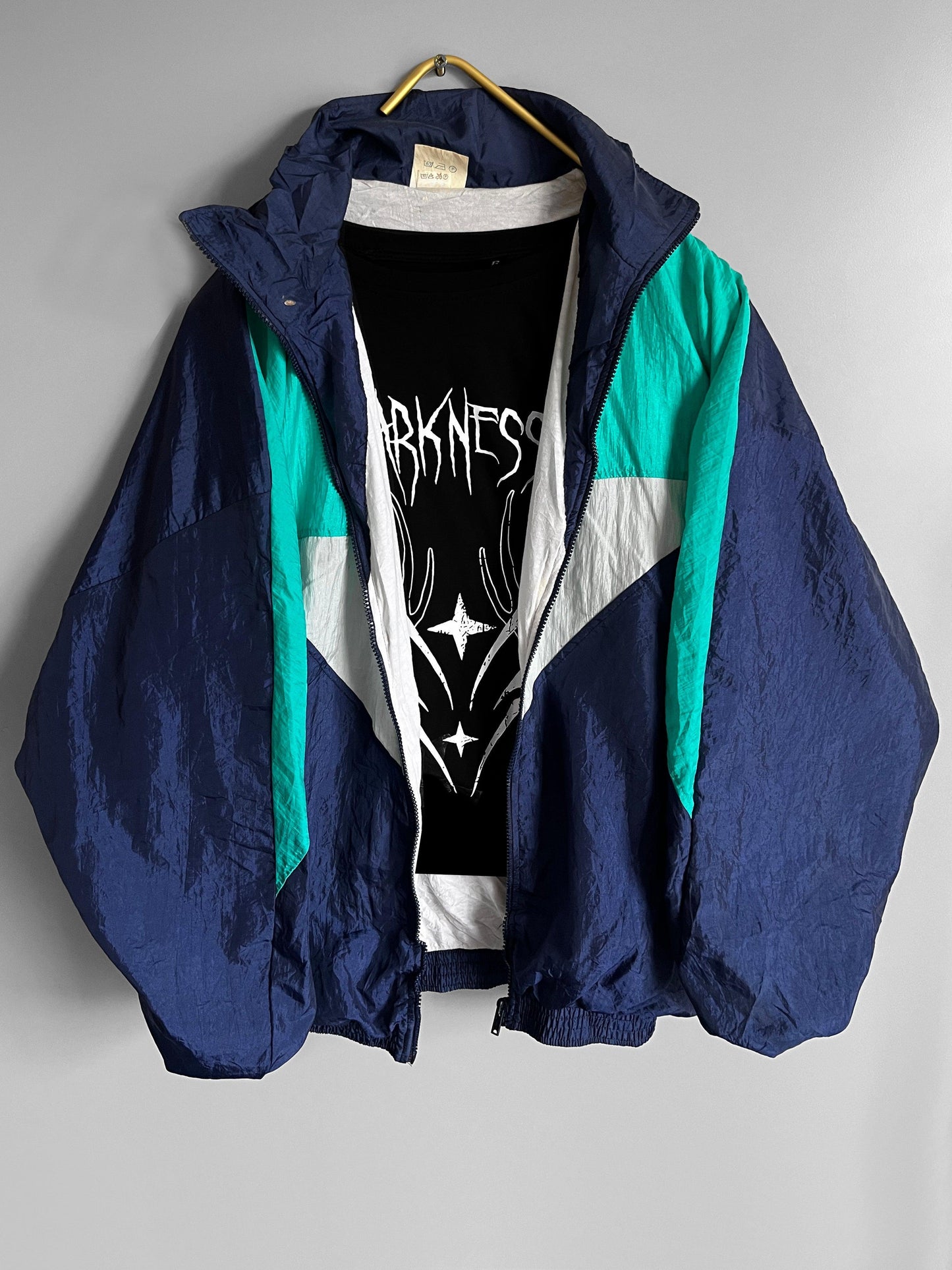 windbreaker vintage jacket colourful - shoplifts