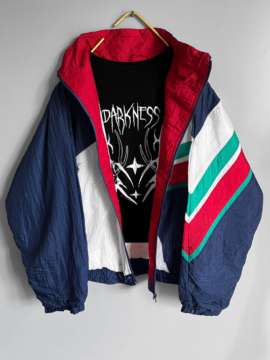 Y2K Crazy Pattern Windbreaker Jacket Vintage - Shoplifts