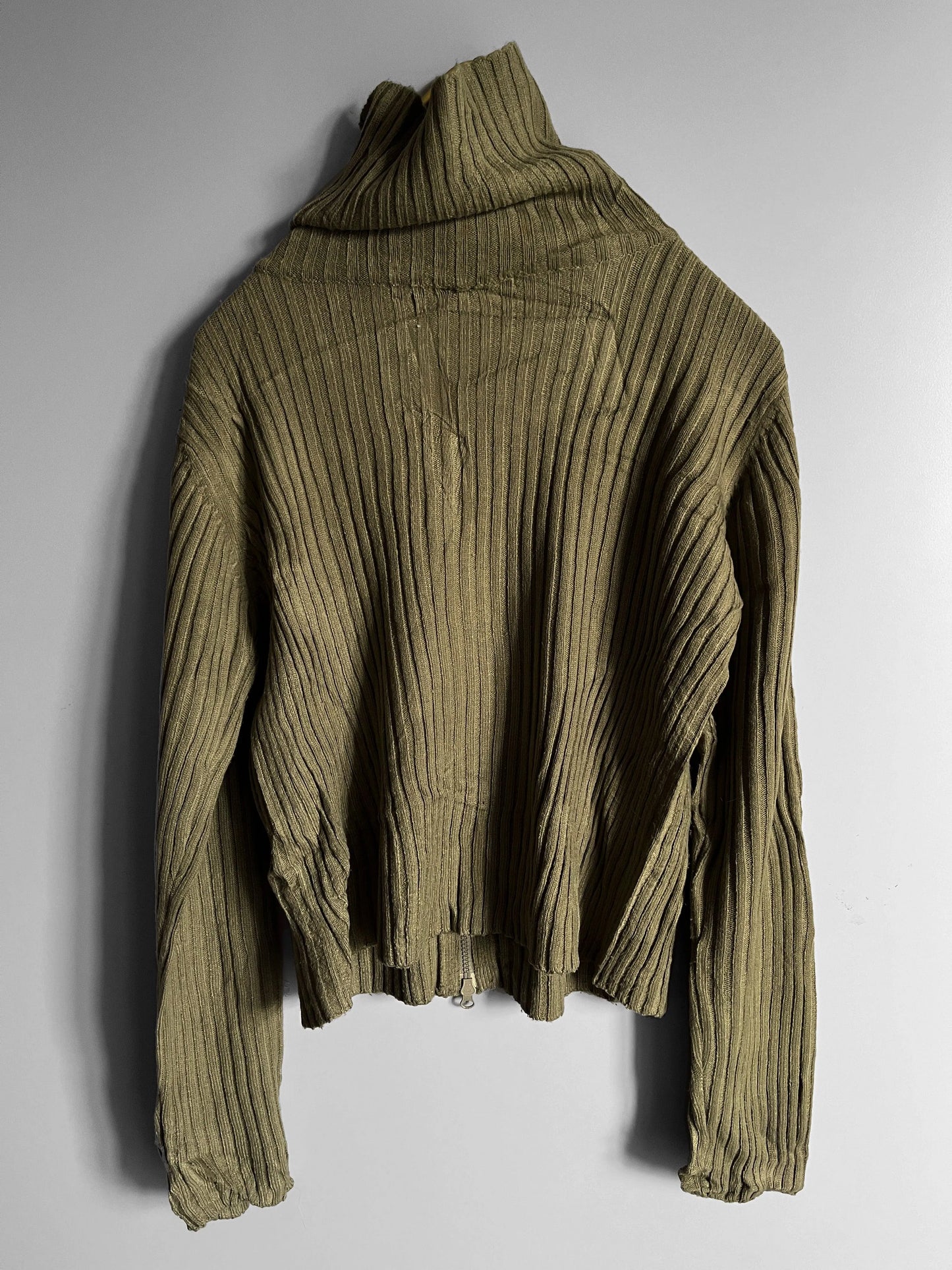 turtleneck y2k knit long sleeve jumper sweater top - shoplifts