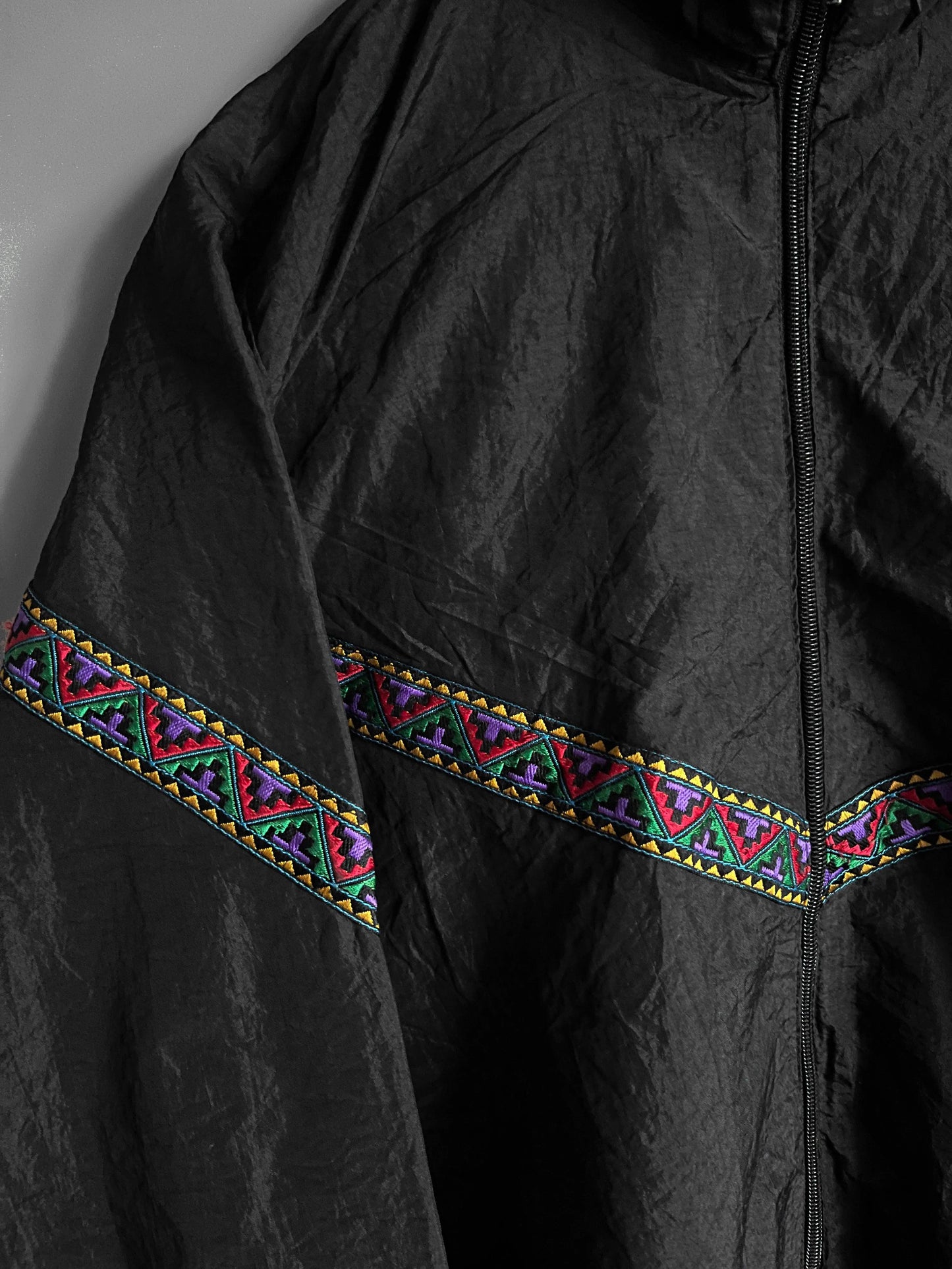 windbreaker vintage jacket colourful - shoplifts