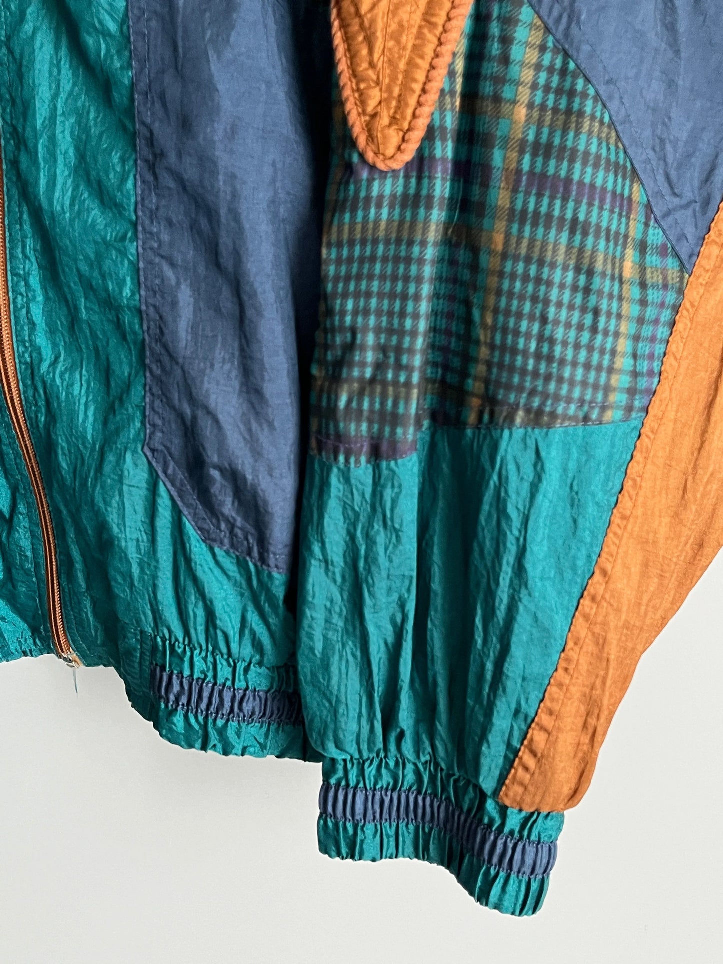 giacca a vento vintage colorata