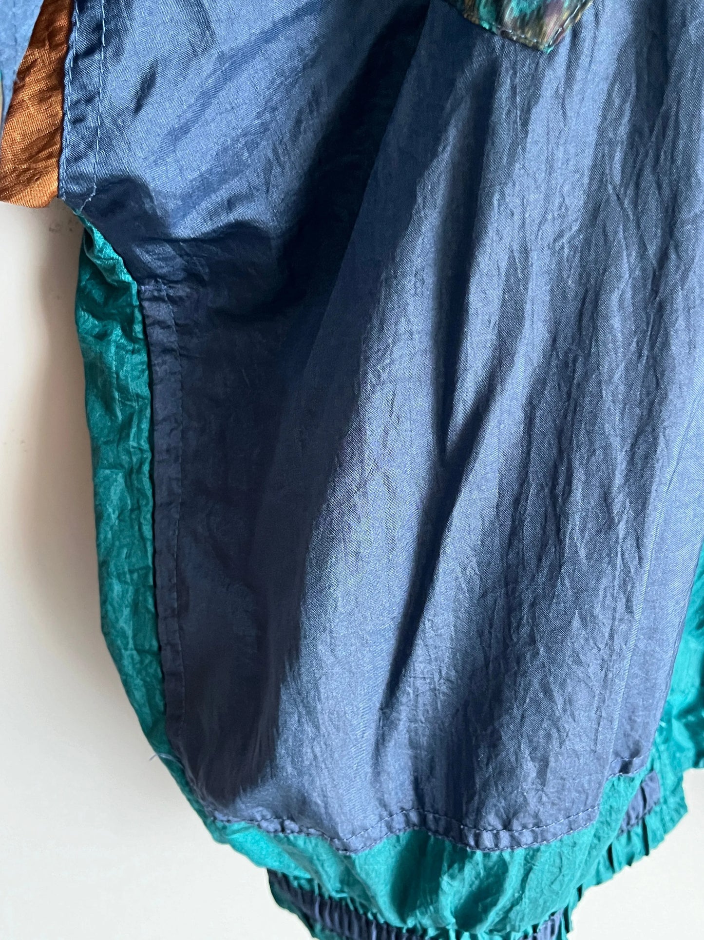 giacca a vento vintage colorata