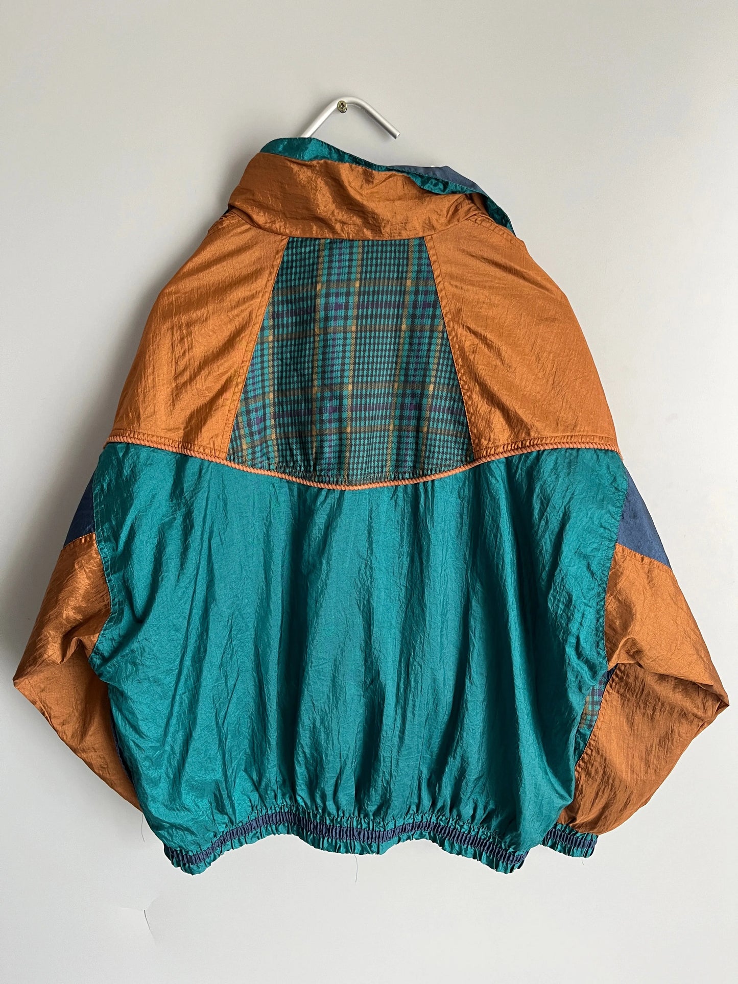 giacca a vento vintage colorata