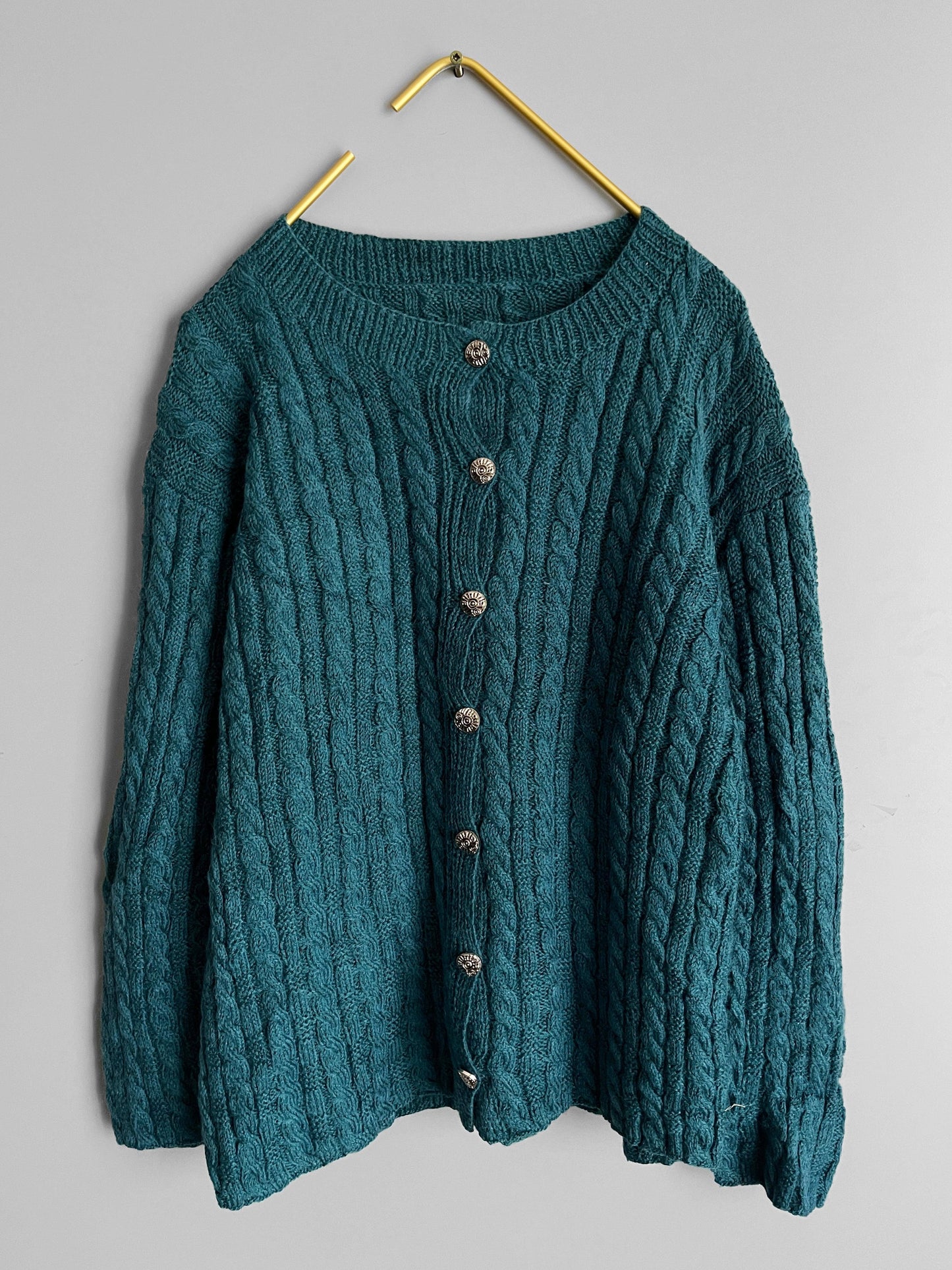 chunky knit oversized cardigan sweater - shoplifts