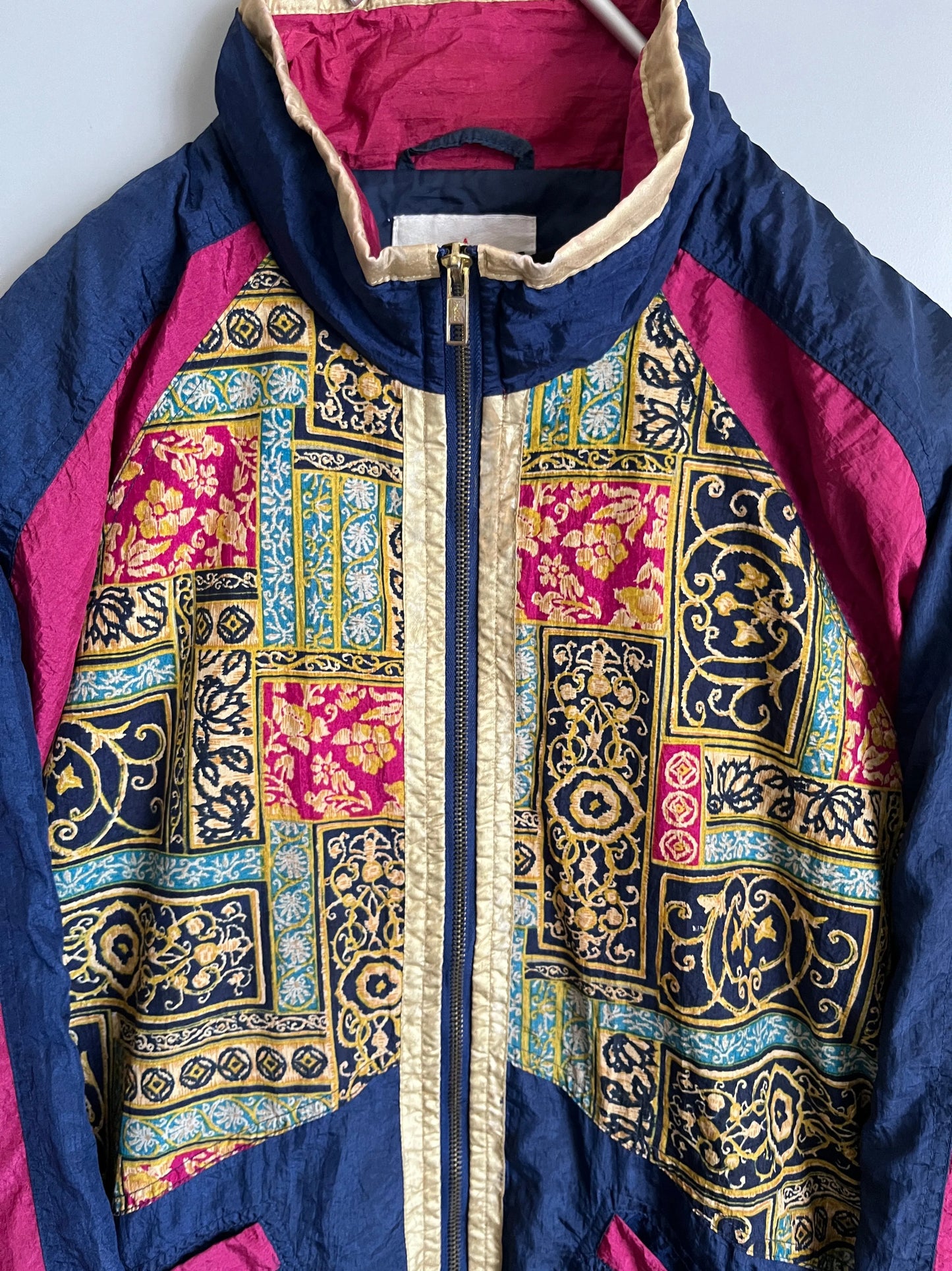 giacca a vento vintage colorata