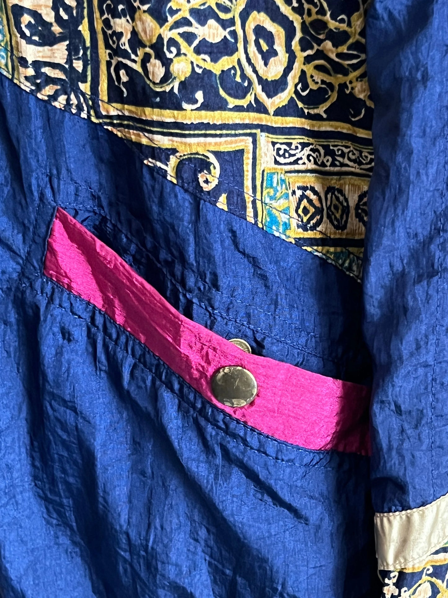 giacca a vento vintage colorata