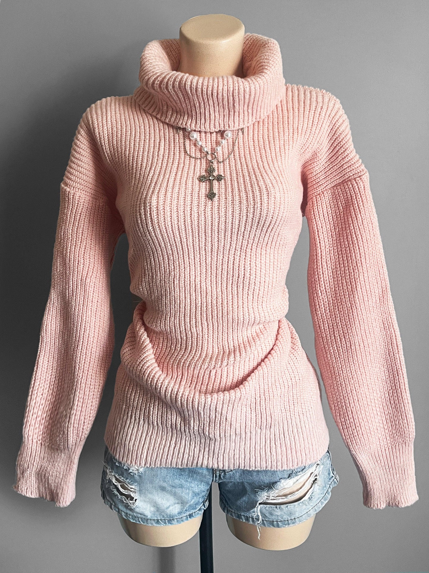 coquette lolita knit sweater long sleeve y2k vintage 00's - shoplifts