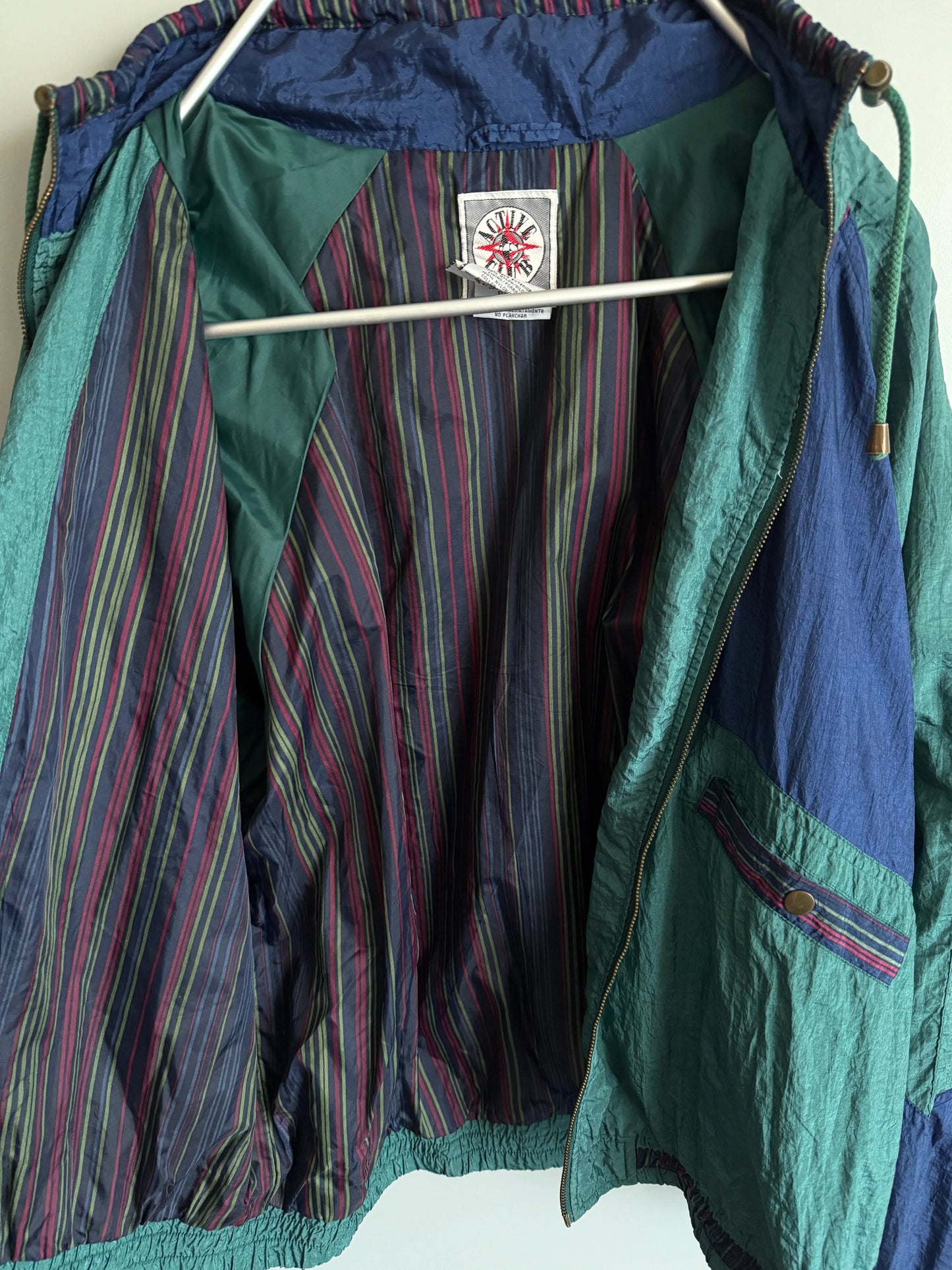 giacca a vento vintage da uomo