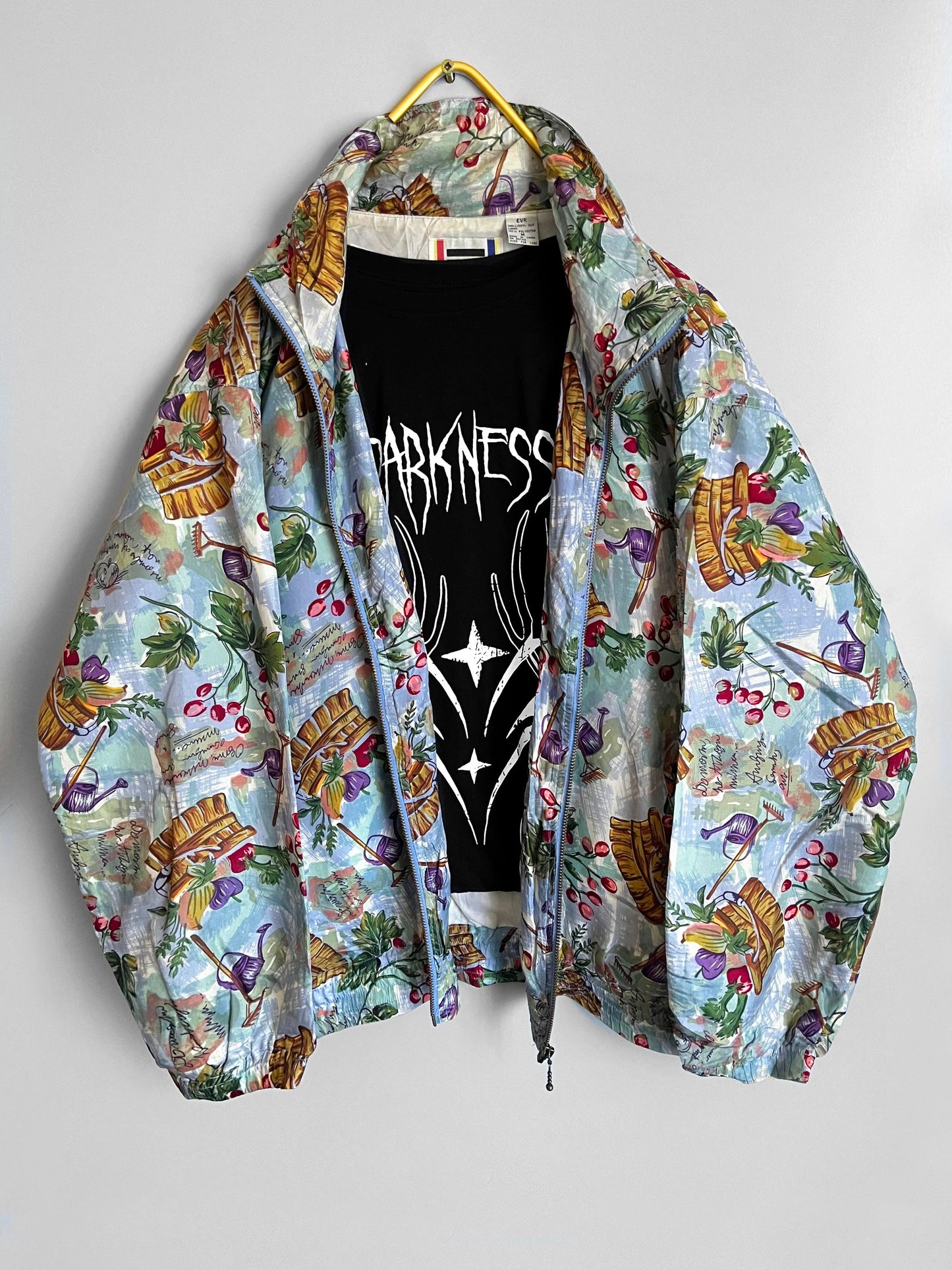 windbreaker vintage jacket colourful - shoplifts