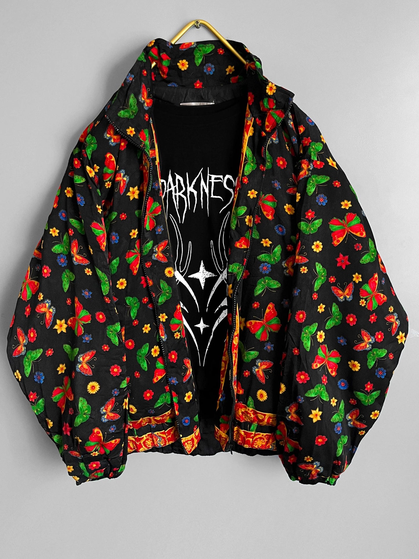 windbreaker vintage y2k jacket colourful - shoplifts