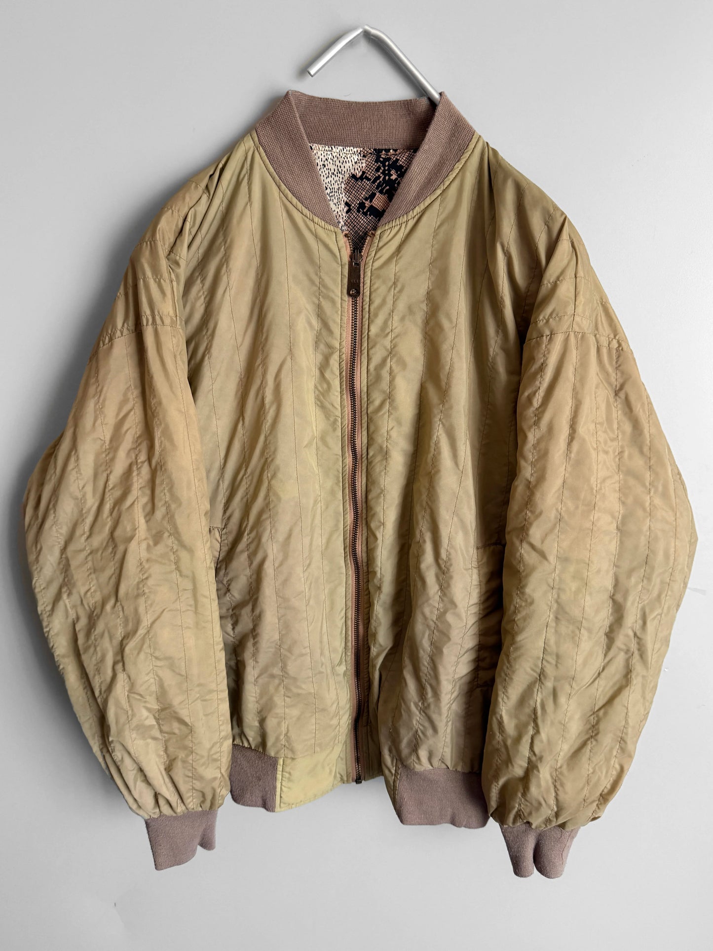 giacca a vento double face vintage da donna