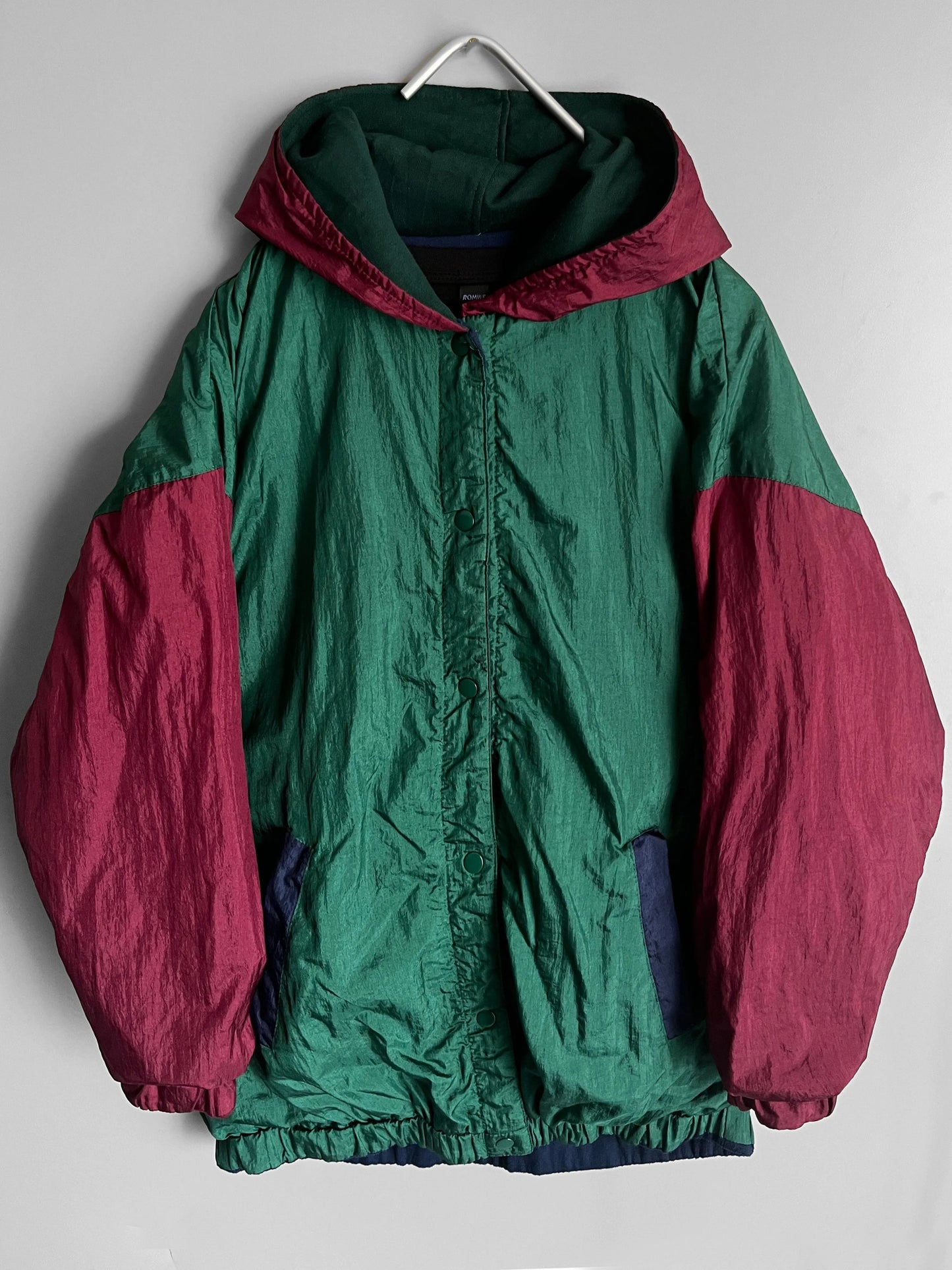 giacca vintage colorata windbreaker