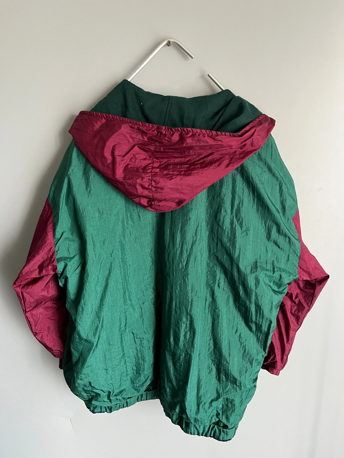 giacca vintage colorata windbreaker