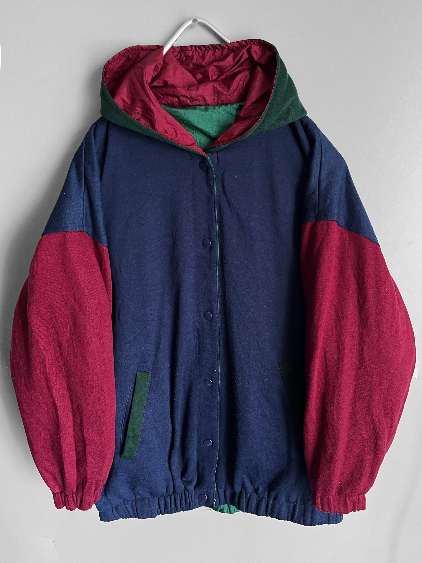 giacca vintage colorata windbreaker