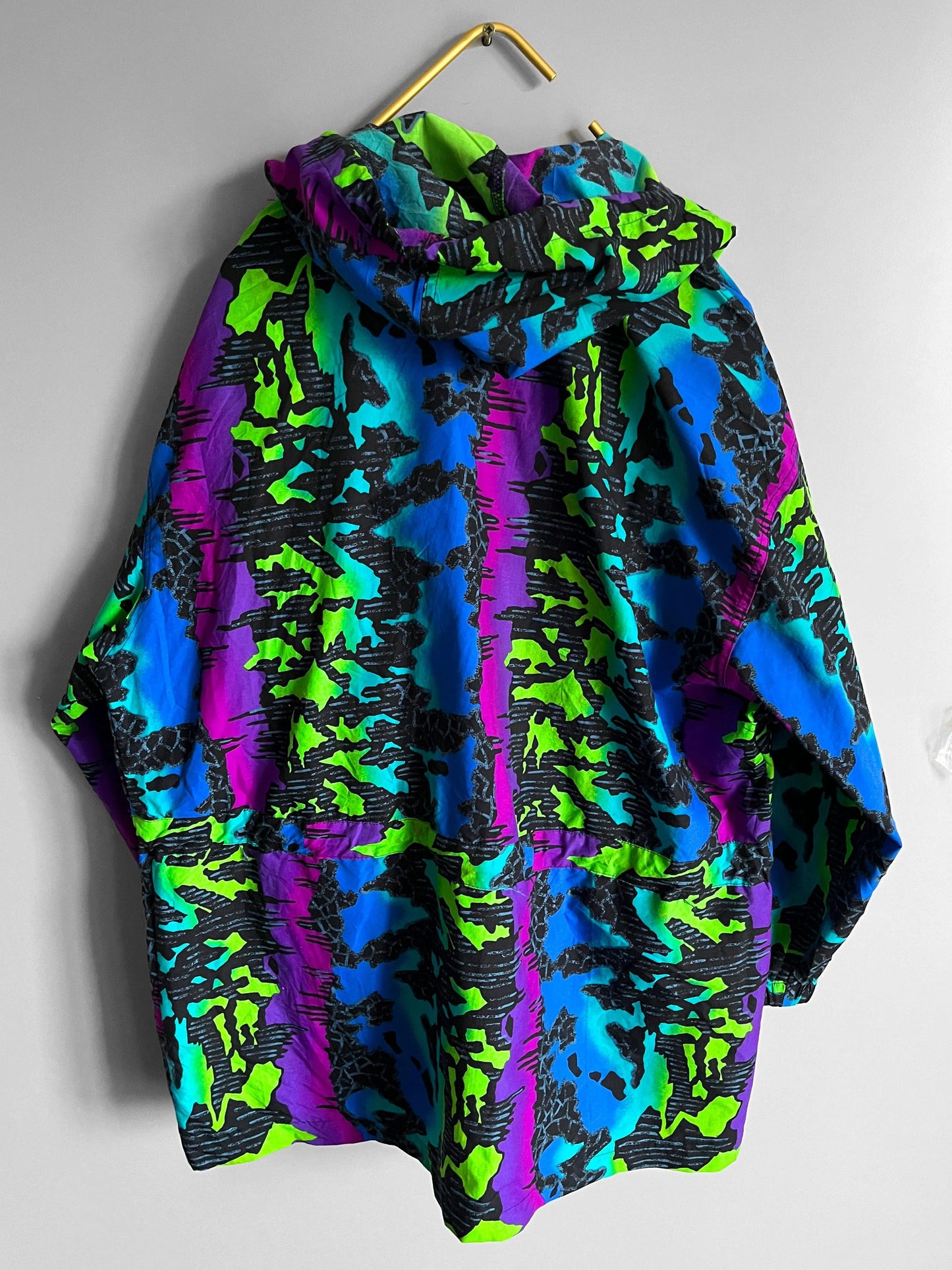 track jacket neon multicolor mens y2k - shoplifts