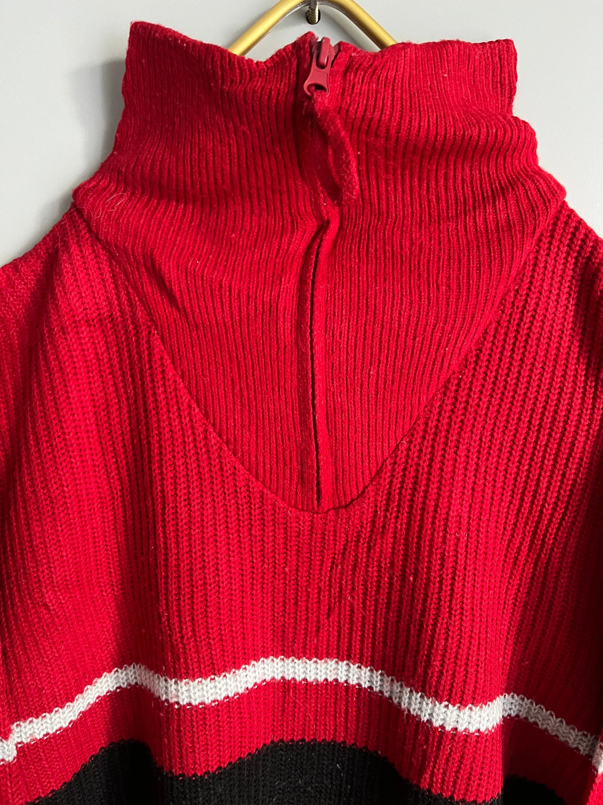 Men’s Knit Turtleneck Sweater half zipper - Shoplifts