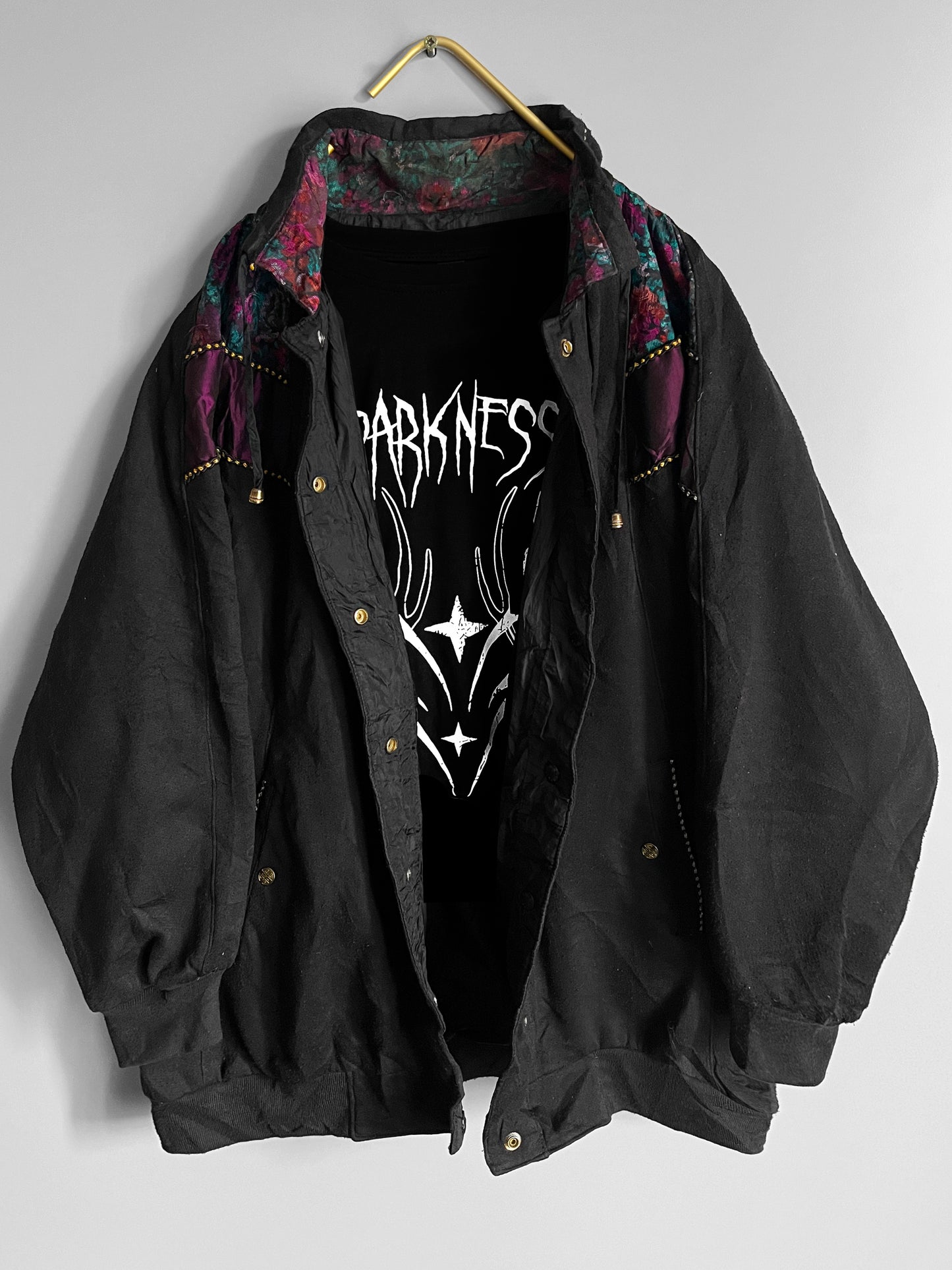 men vintage windbreaker crazy pattern y2k - shoplifts