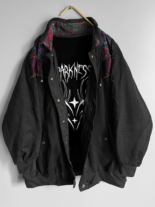 Men Vintage Windbreaker Crazy Pattern Y2k - Shoplifts