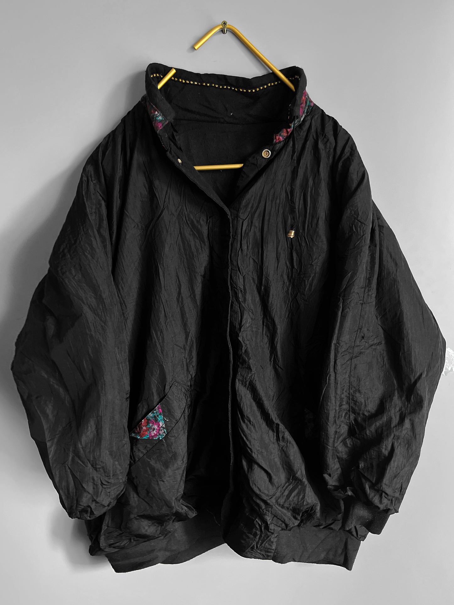 men vintage windbreaker crazy pattern y2k - shoplifts