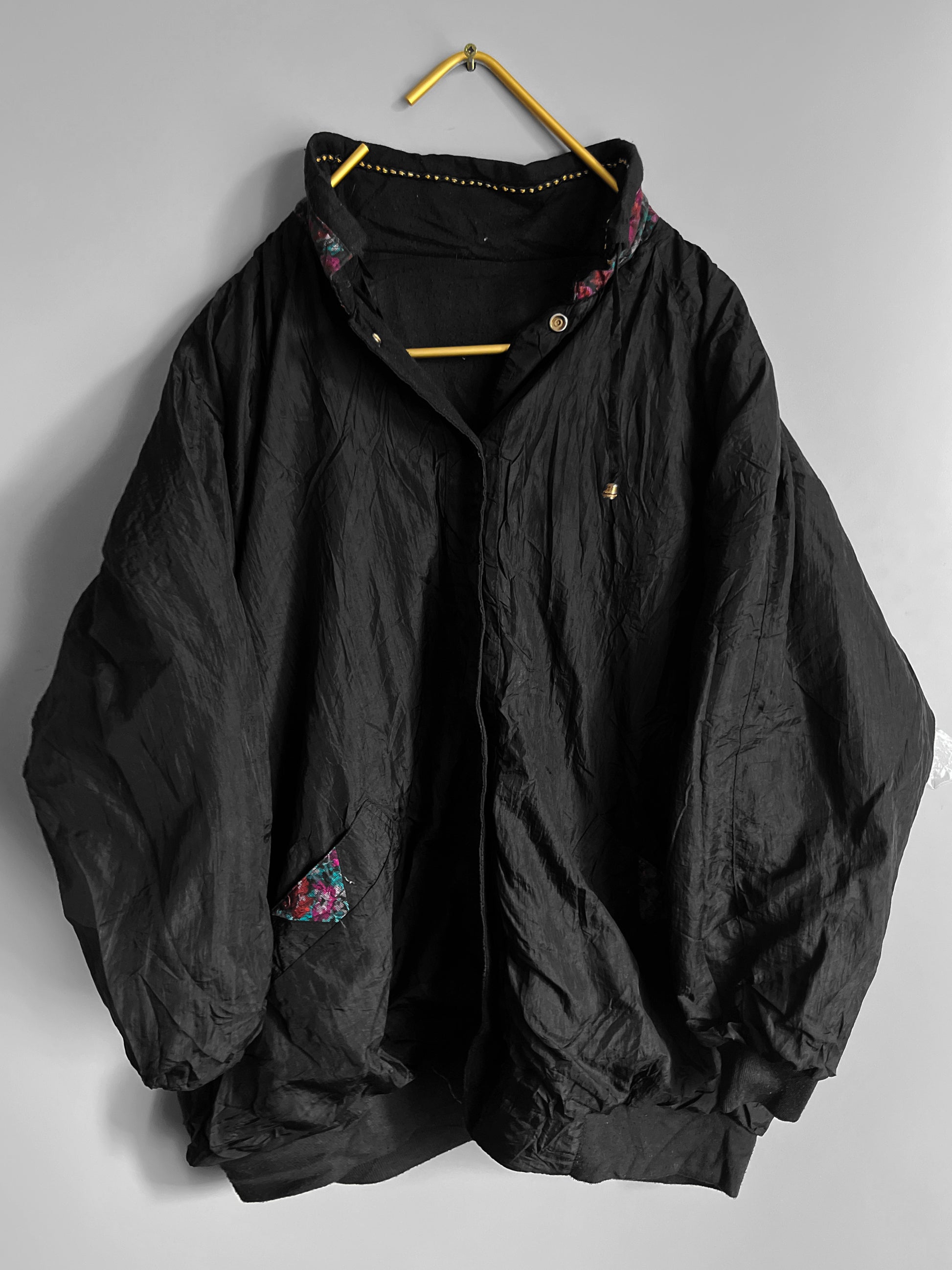 Men Vintage Windbreaker Crazy Pattern Y2k - Shoplifts