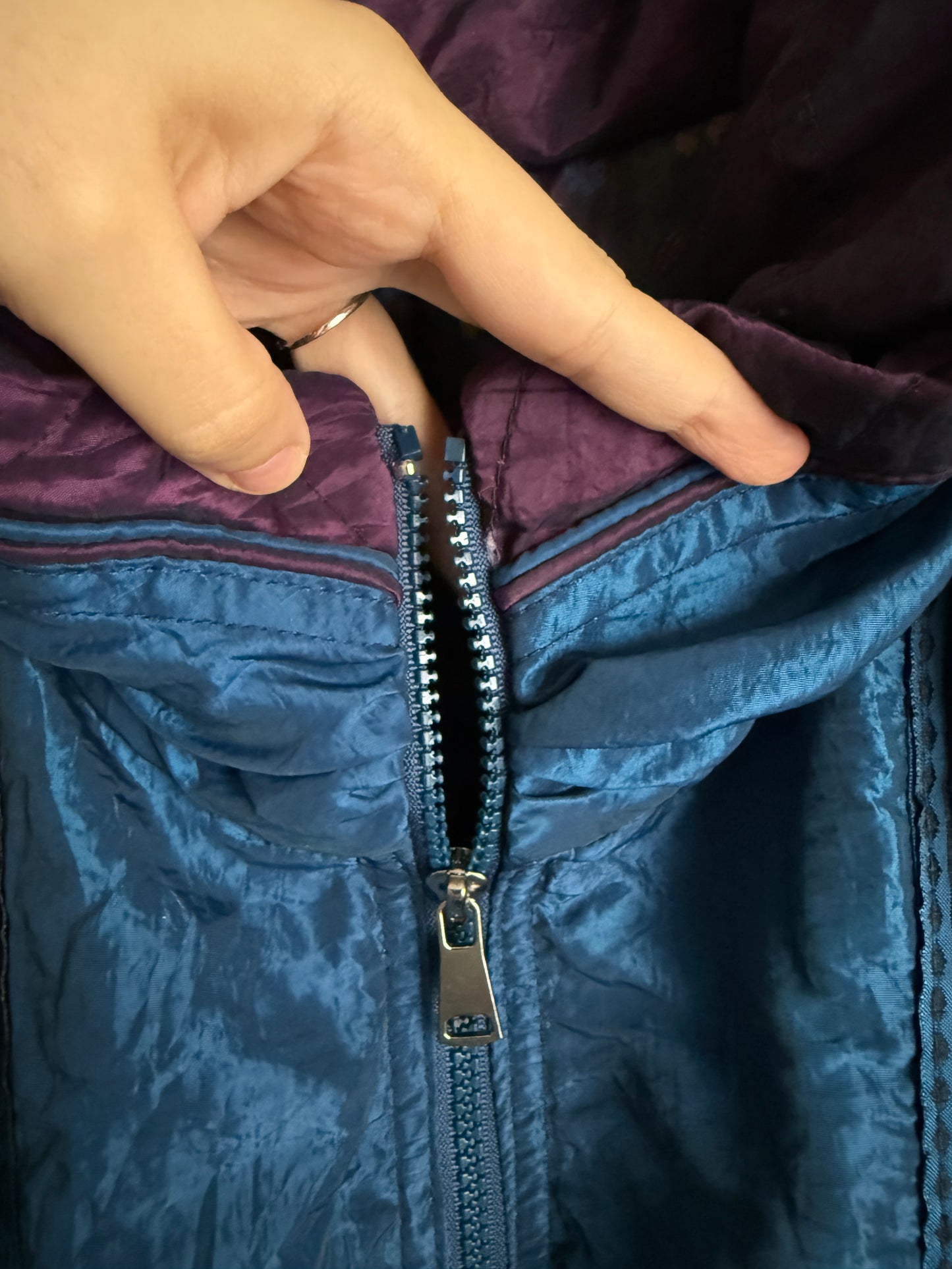 giacca a vento vintage da donna