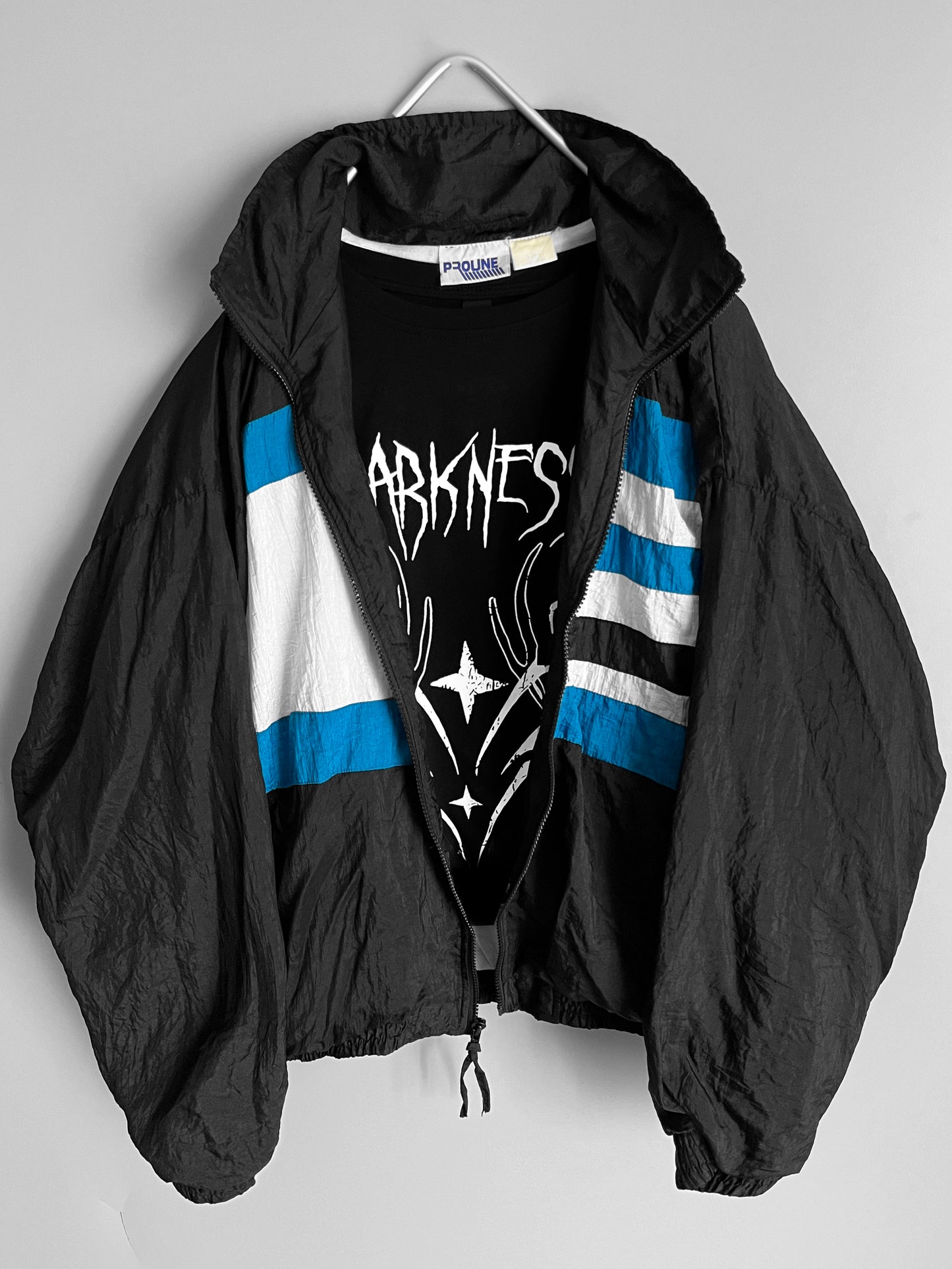 giacca vintage colorata windbreaker