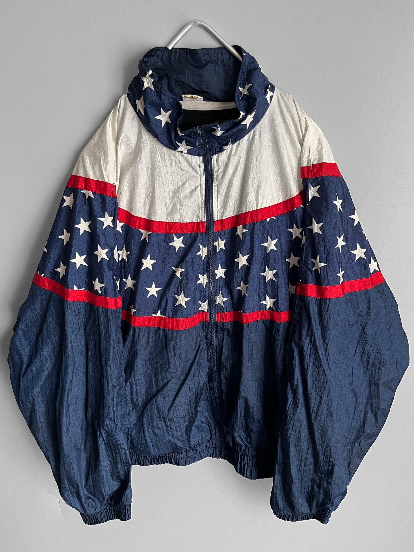 giacca vintage colorata windbreaker