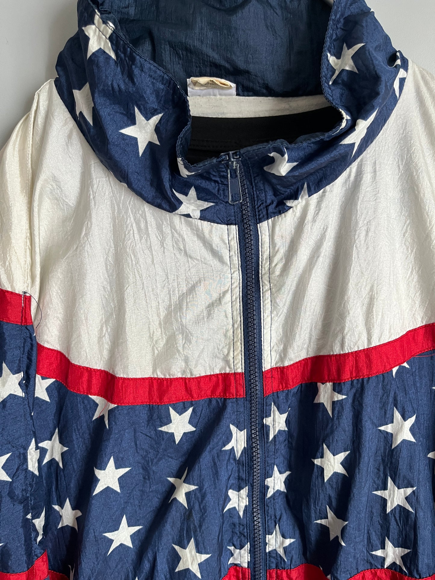 giacca vintage colorata windbreaker