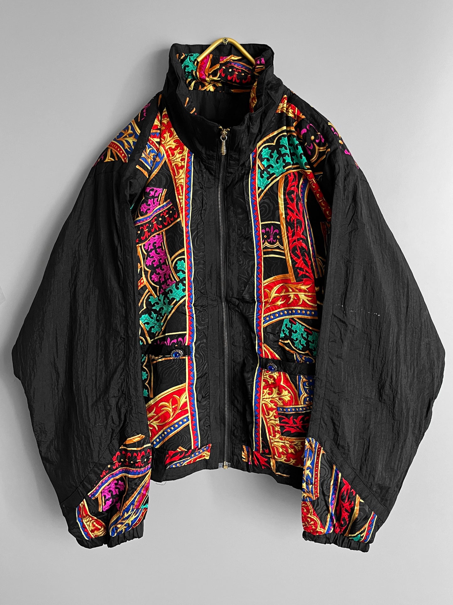 windbreaker vintage jacket colourful - shoplifts