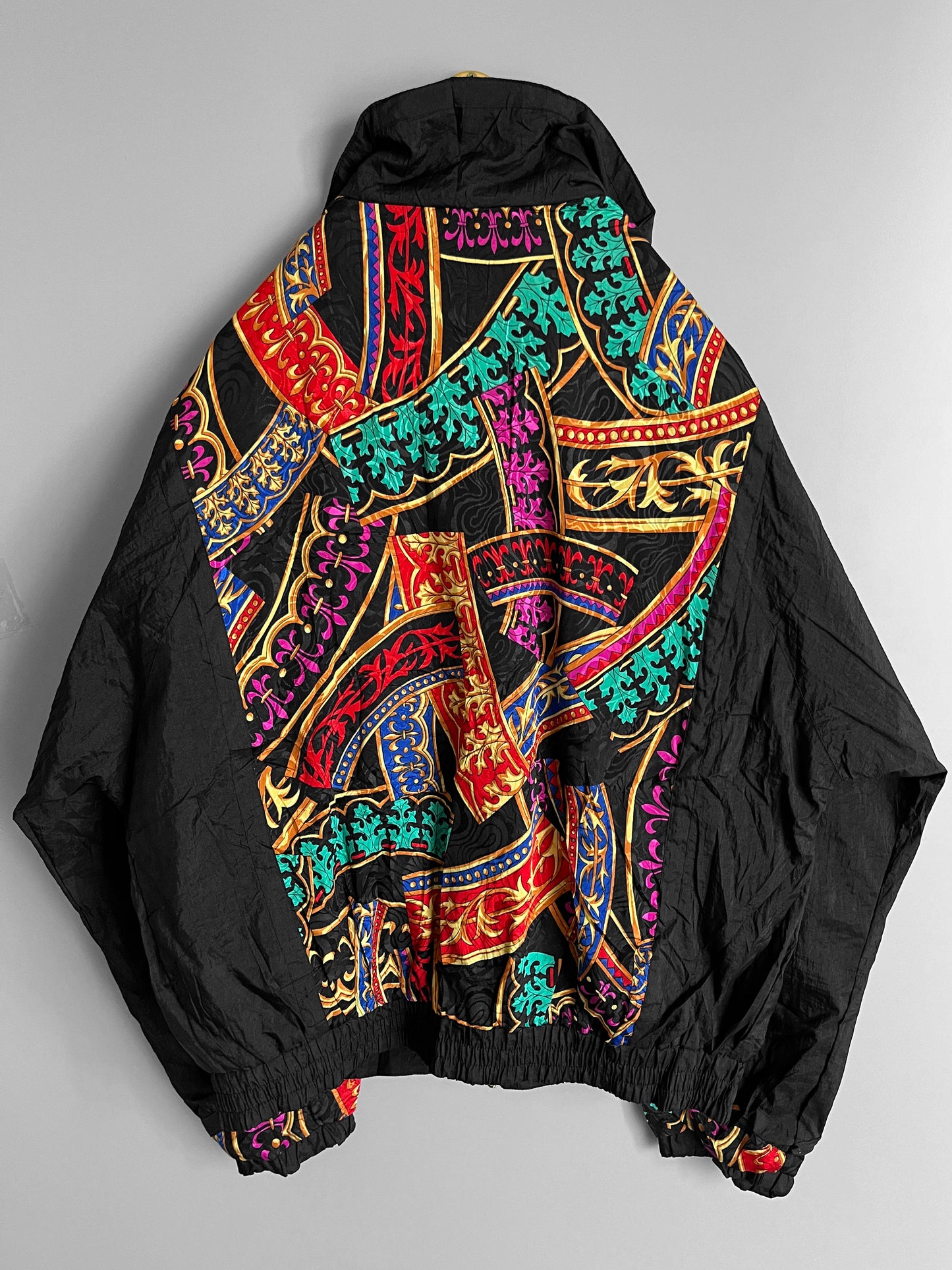 windbreaker vintage jacket colourful - shoplifts