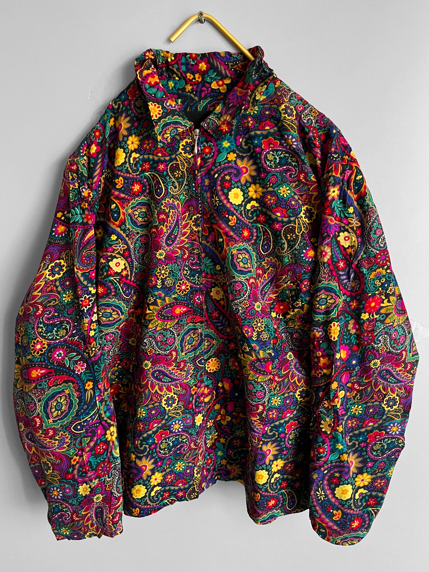 vintage multicolor windbreaker jacket - shoplifts