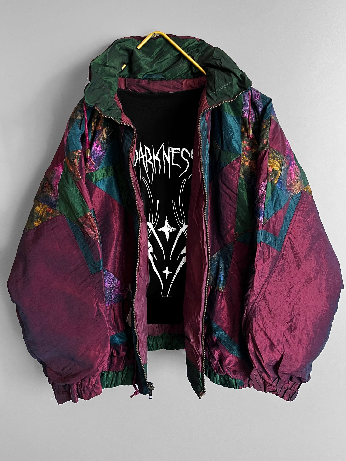 windbreaker vintage jacket colourful - shoplifts