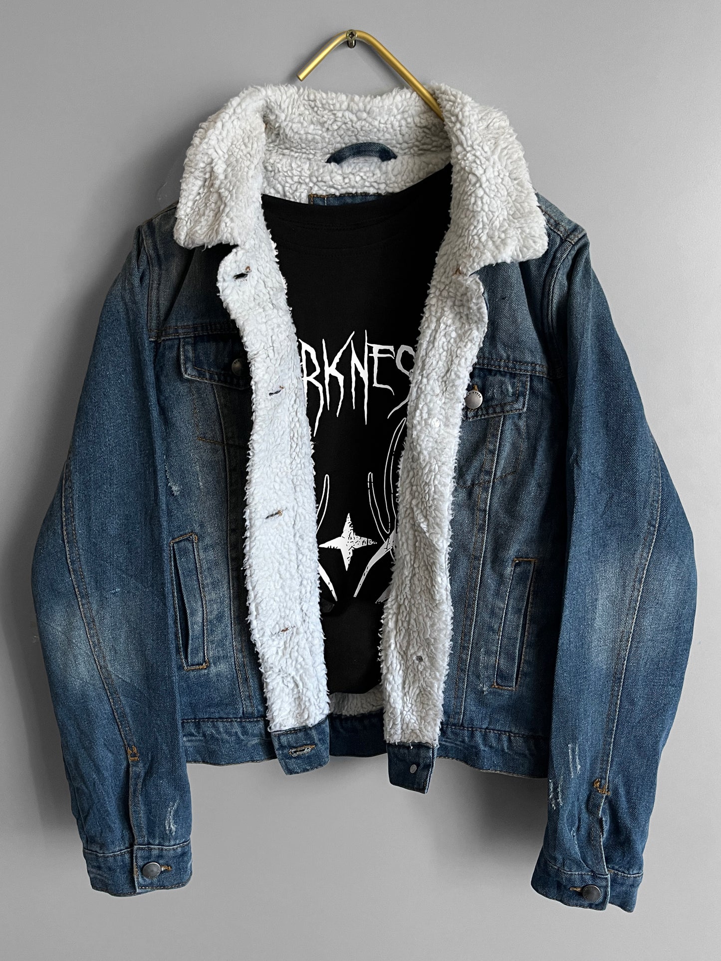 denim jacket y2k vintage unisex - shoplifts