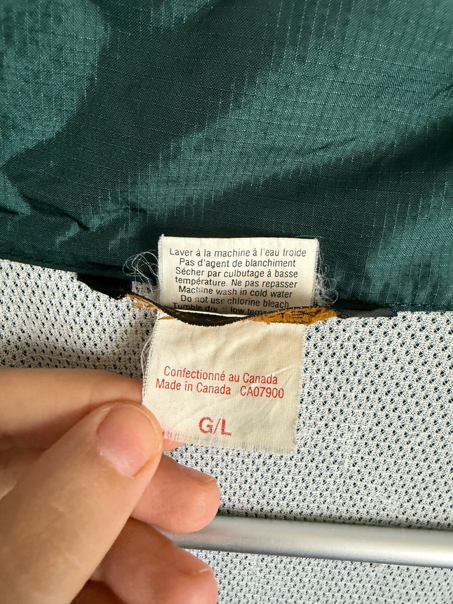 giacca a vento vintage da uomo