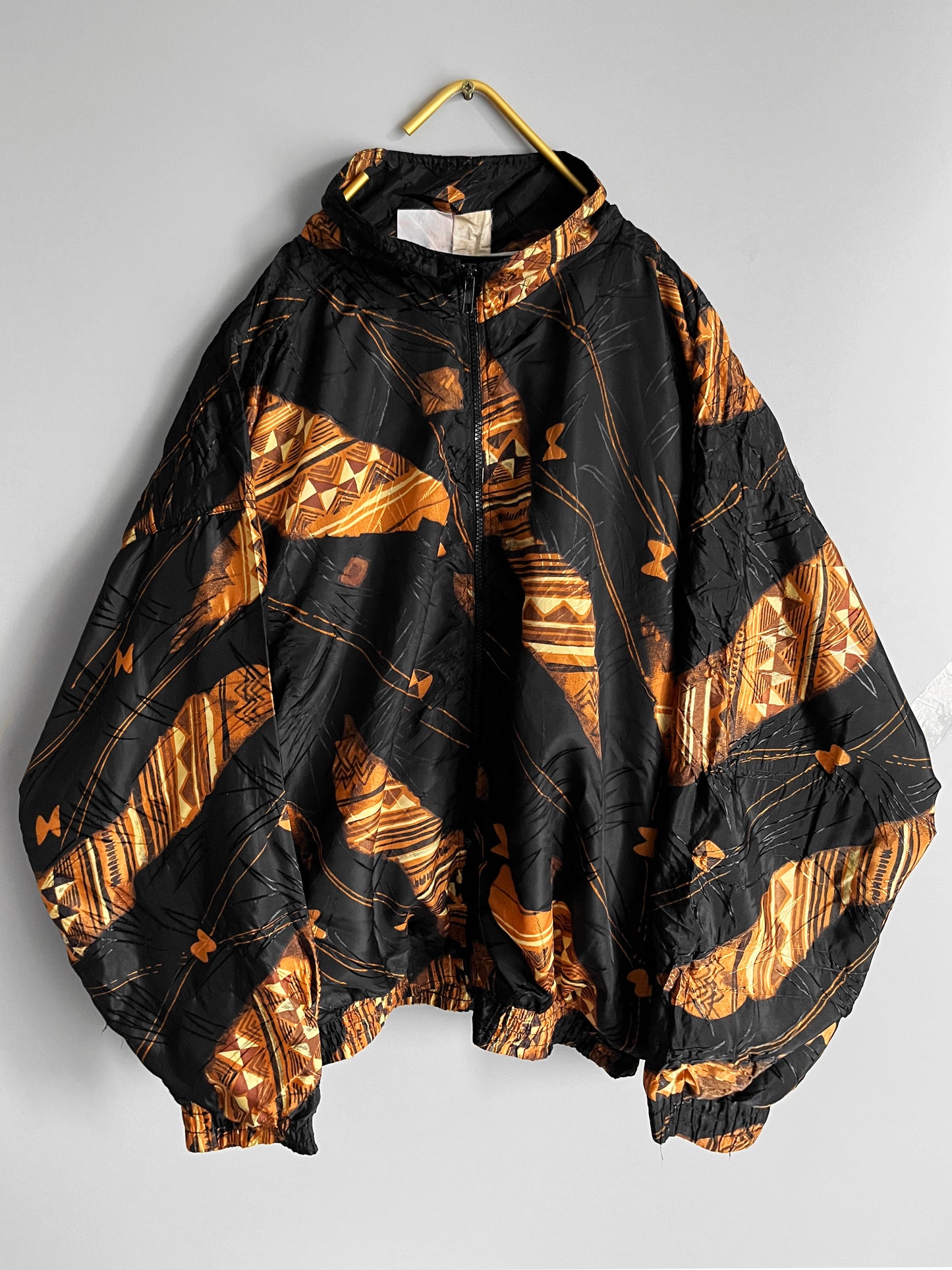 men vintage windbreaker crazy pattern y2k - shoplifts