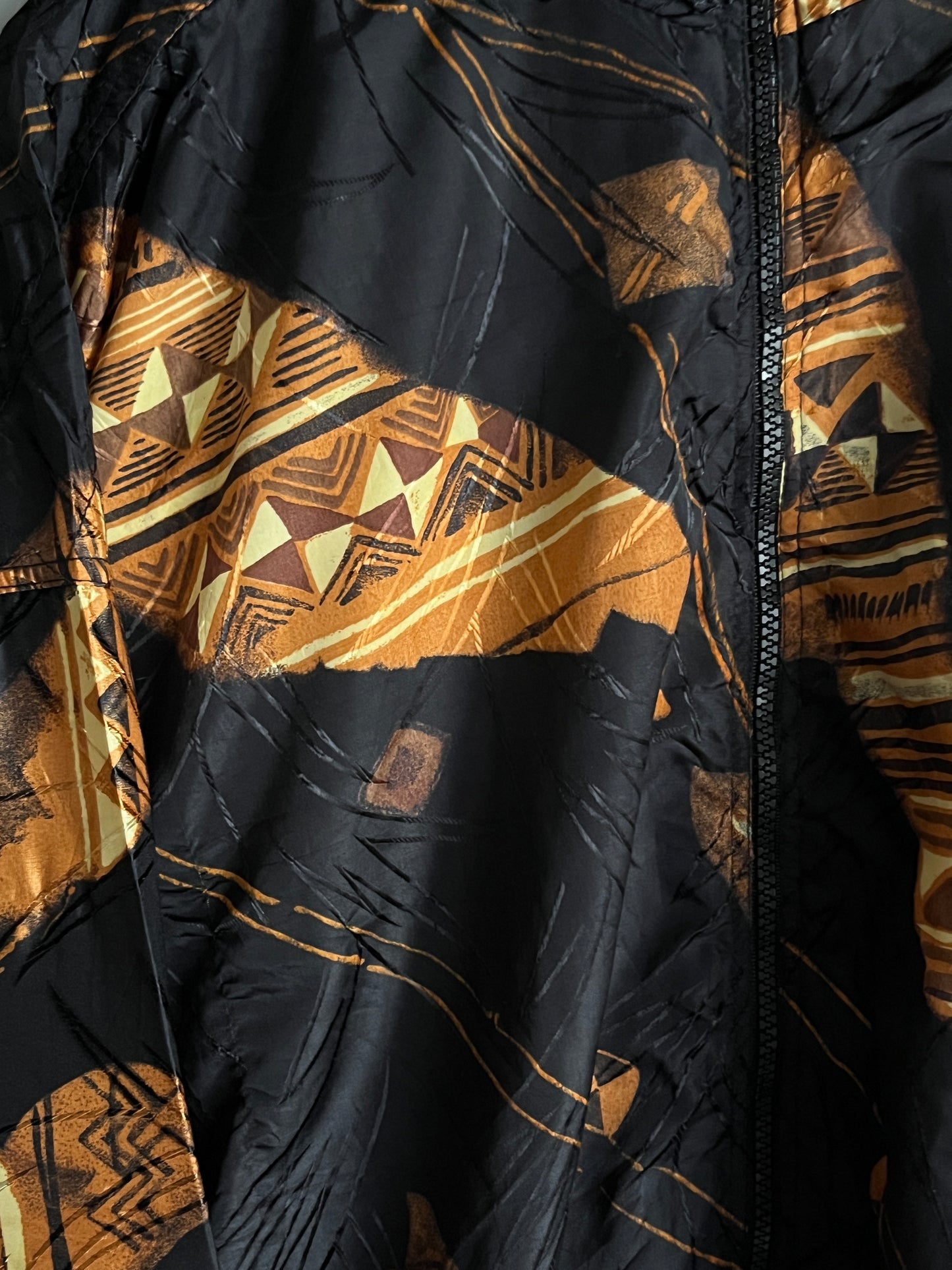 men vintage windbreaker crazy pattern y2k - shoplifts