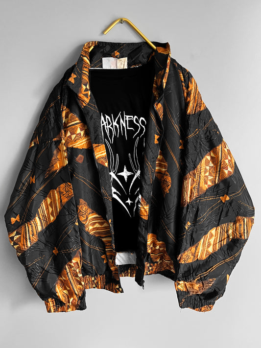 Men Vintage Windbreaker Crazy Pattern Y2k - Shoplifts