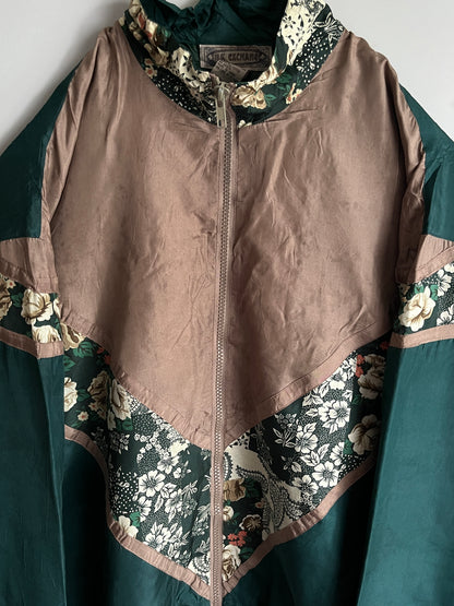 Men Vintage Windbreaker Crazy Pattern Y2k - Shoplifts