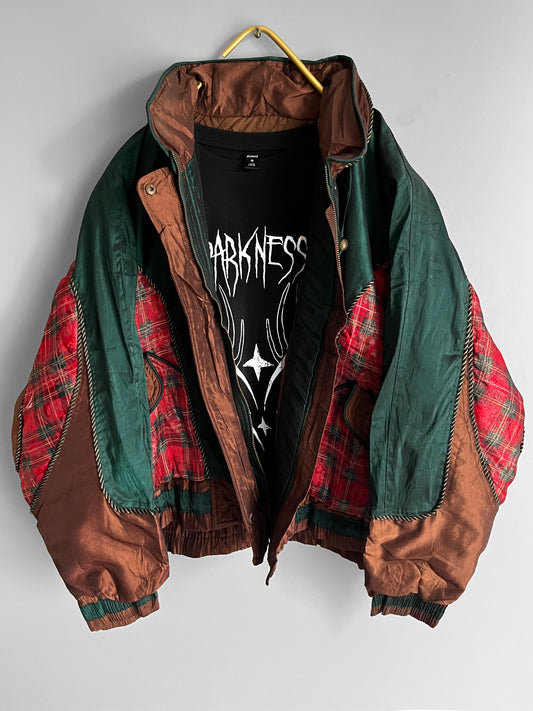 Men Vintage Windbreaker Crazy Pattern Y2k - Shoplifts