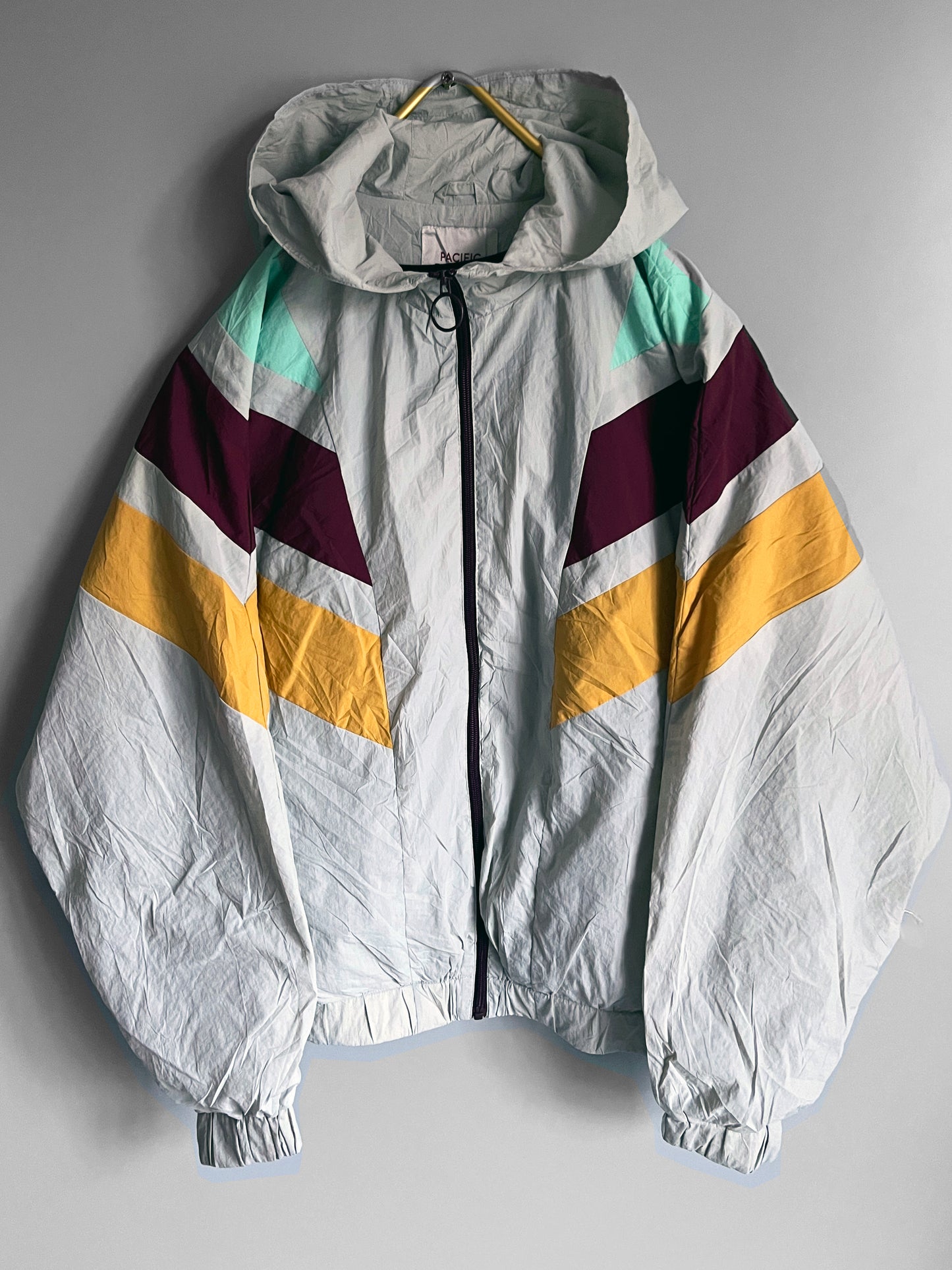 men vintage windbreaker crazy pattern y2k - shoplifts