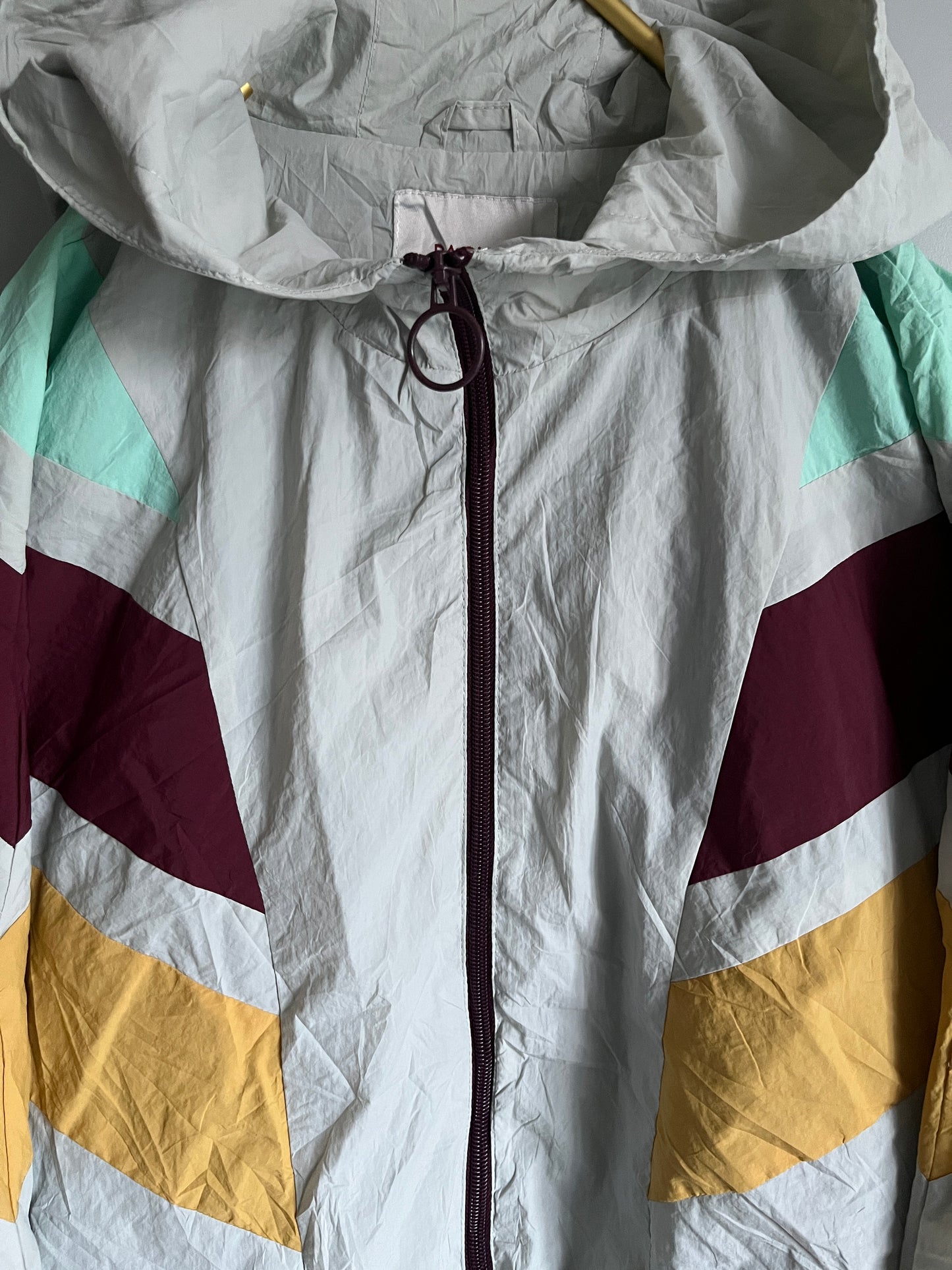 men vintage windbreaker crazy pattern y2k - shoplifts