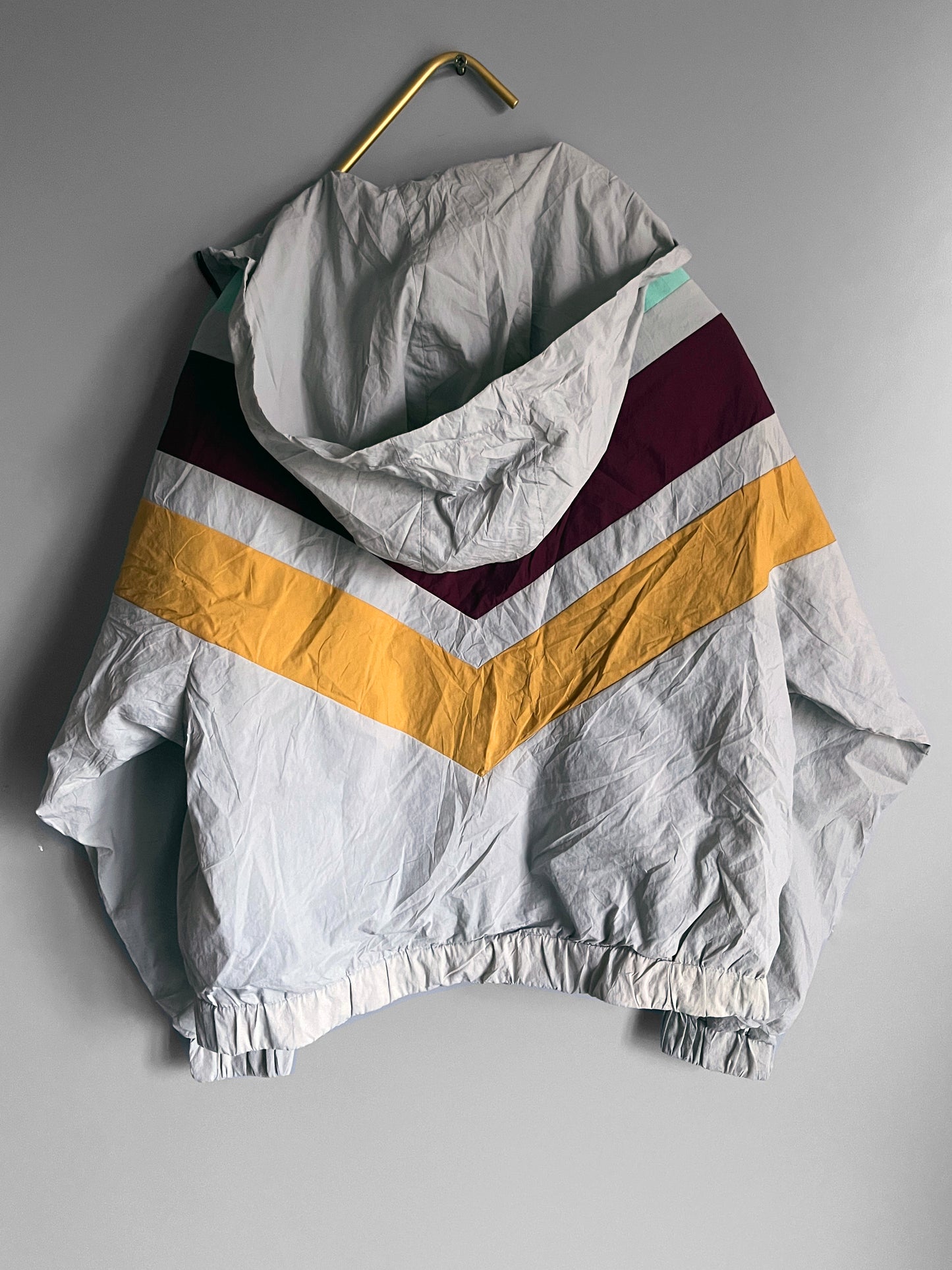 men vintage windbreaker crazy pattern y2k - shoplifts