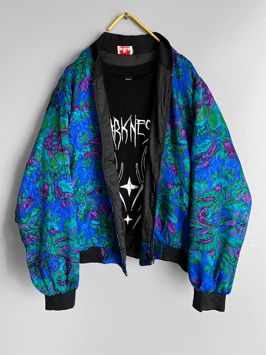 Men Vintage Windbreaker Crazy Pattern Y2k - Shoplifts