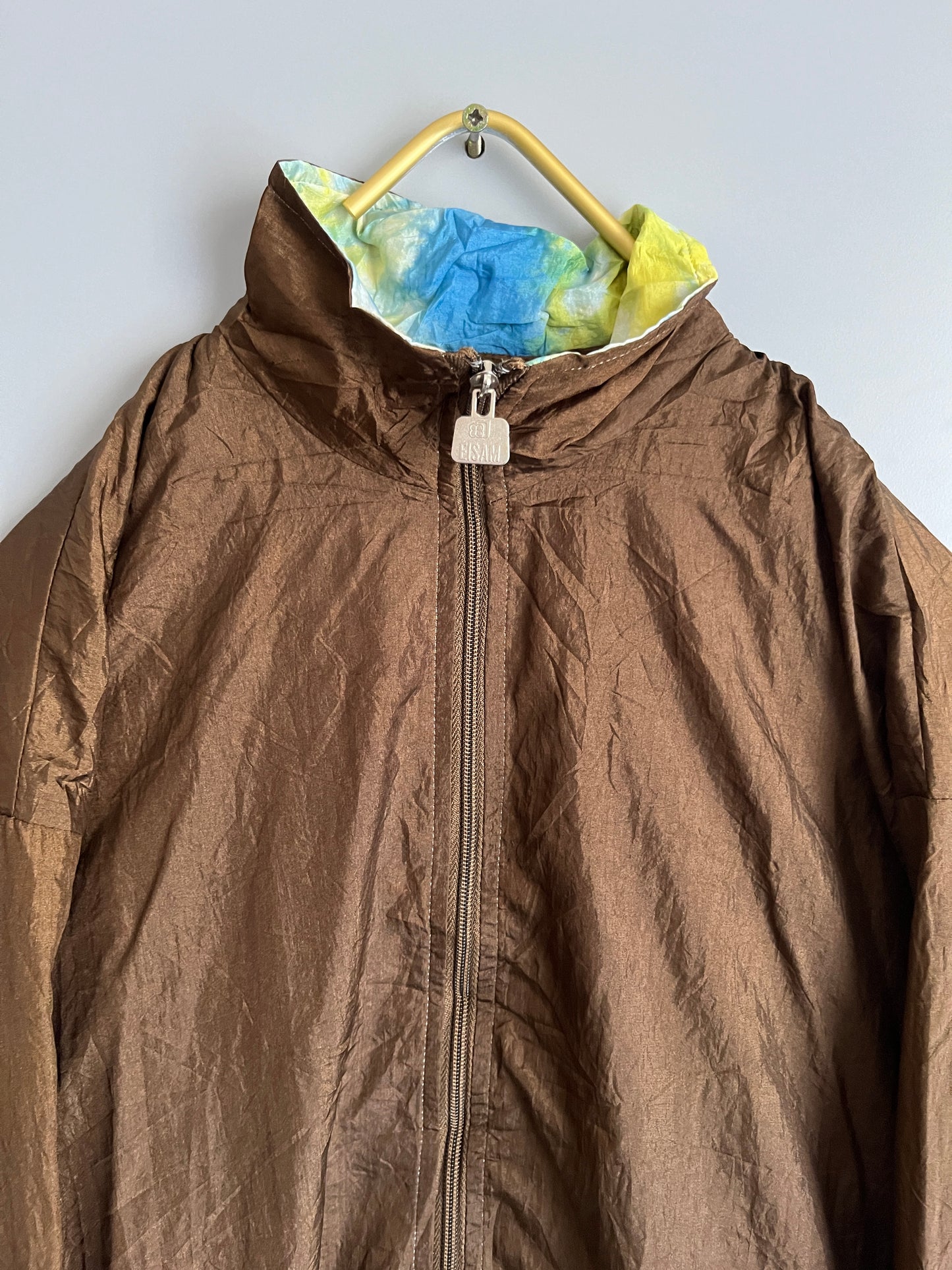 men vintage windbreaker crazy pattern y2k - shoplifts